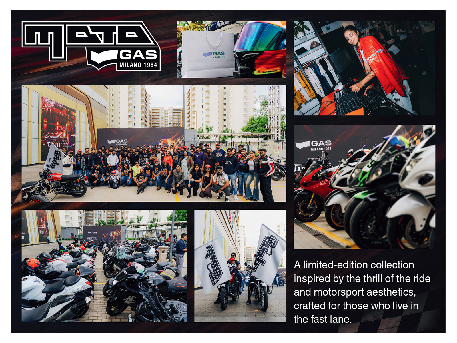 GAS Milano Moto capsule Drop At Phoenix Mall of Asia in Bengaluru
