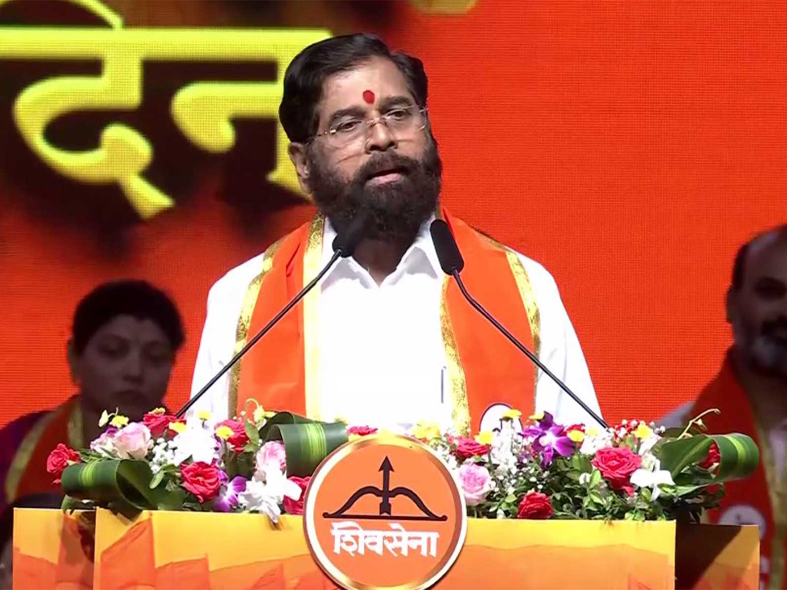 Shiv Sena chief Eknath Shinde (Photo/ANI) 