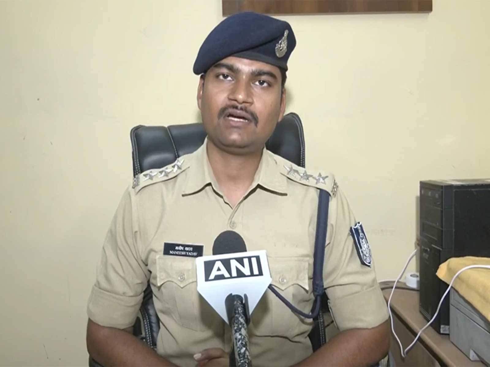 Madhya Pradesh: Behat Sub-Divisional Officer of Police (SDOP) Manish Yadav (Photo/ANI) 