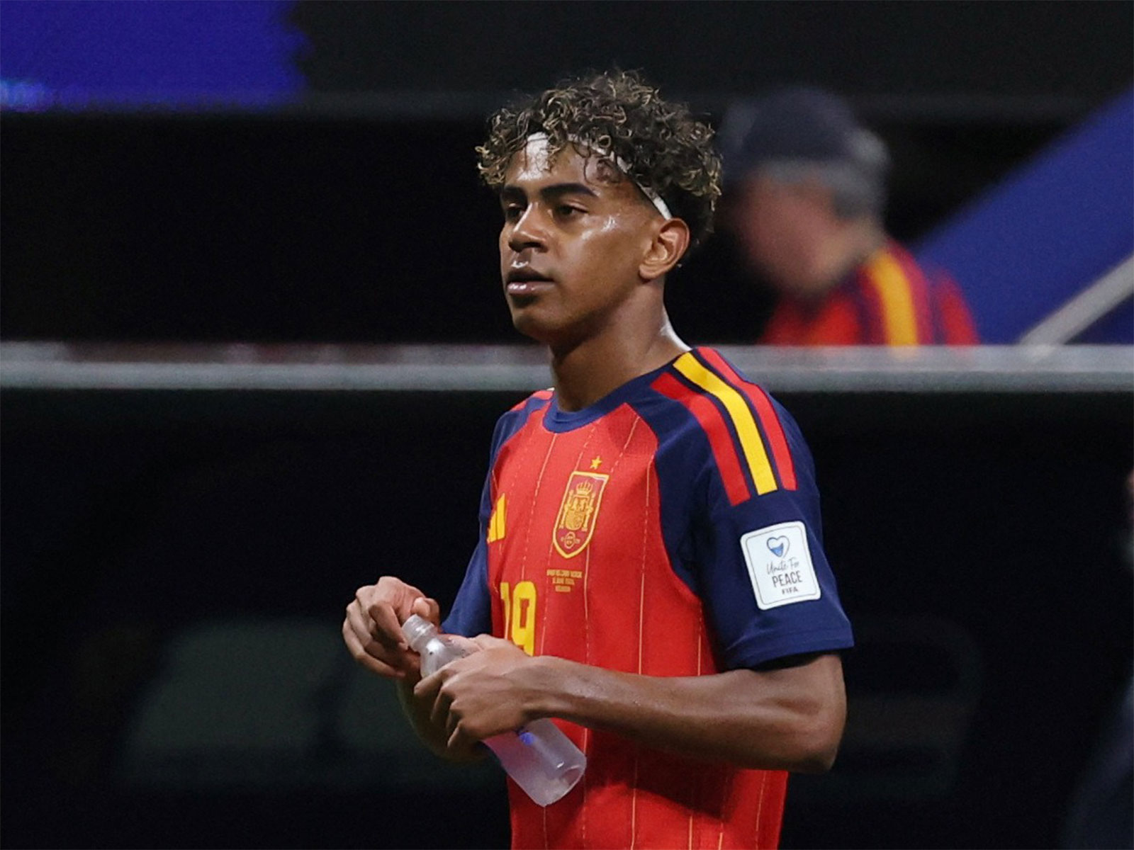 Spain's Lamine Yamal looks dejected after the match against Cape Verde (Photo: IMAGN IMAGES via Reuters)