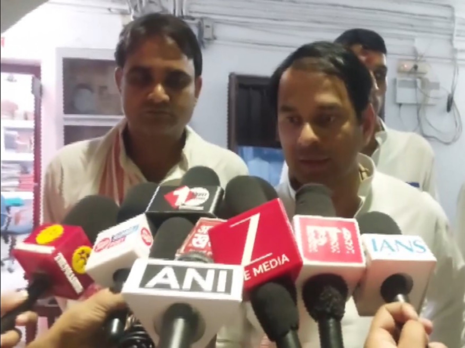 Tej Pratap Yadav, President (JDD), (Photo/ANI)