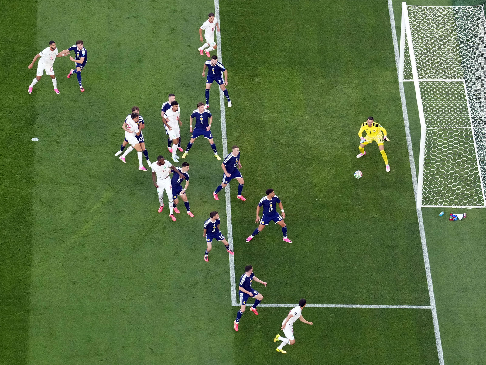 Soccer Football - FIFA World Cup 2026 - Group C - Scotland v Morocco - Boston Stadium, Foxborough, Massachusetts, U.S. - June 19, 2026 Morocco's Brahim Diaz shoots at goal. (Photo: REUTERS/Peter Cziborra)