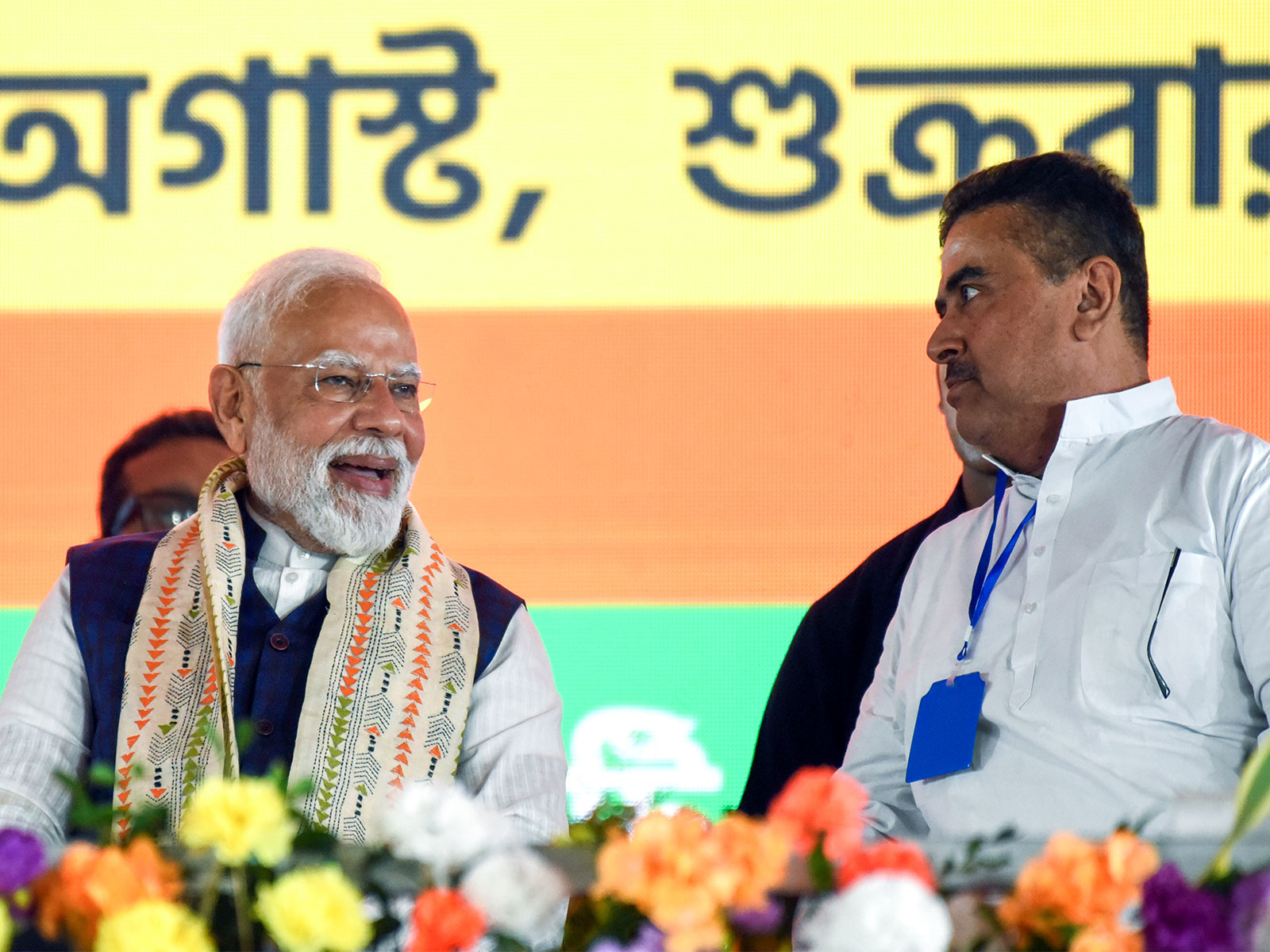 Prime Minister Narendra Modi and West Bengal CM Suvendu Adhikari (File photo/ANI)