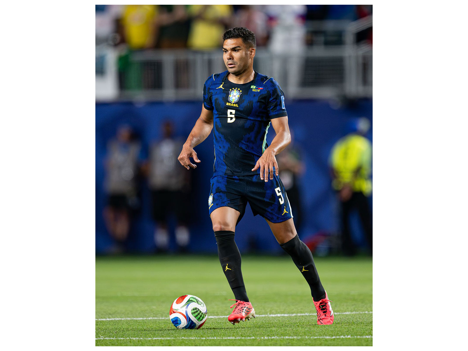 Brazil midfielder Casemiro during the FIFA World Cup 2026 match against Haiti. (Photo: X/ @Casemiro)