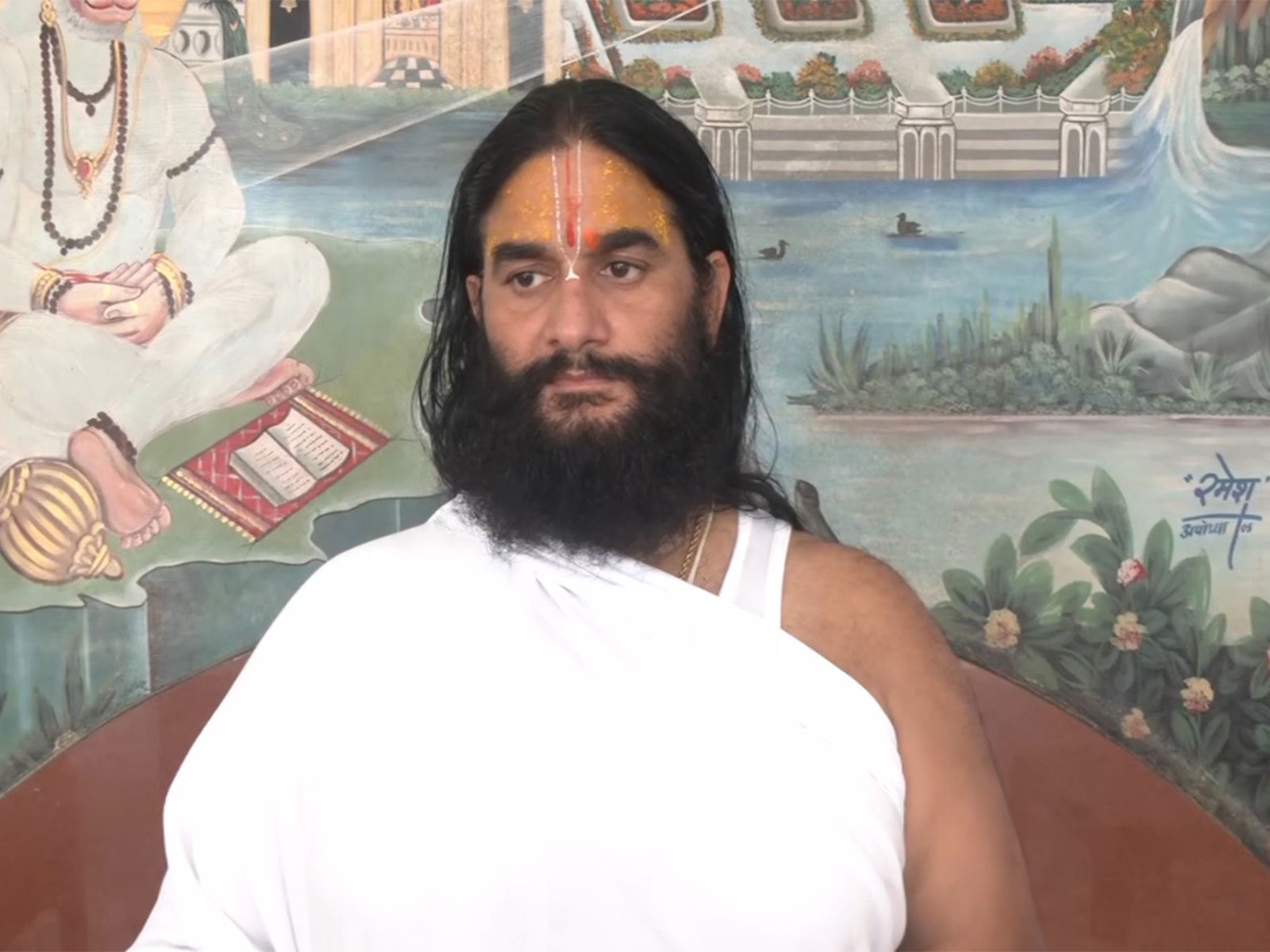 Hanuman Garhi head priest Mahant Sanjay Das (Photo/ANI)