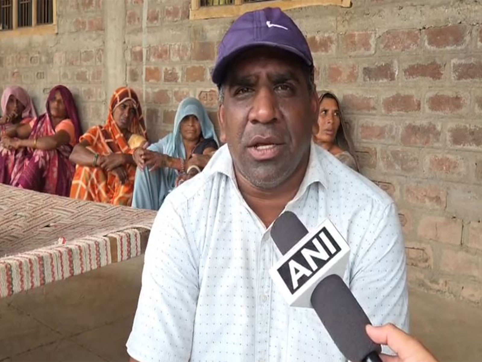 Bansilal Maurya, deceased's father (Photo/ANI)