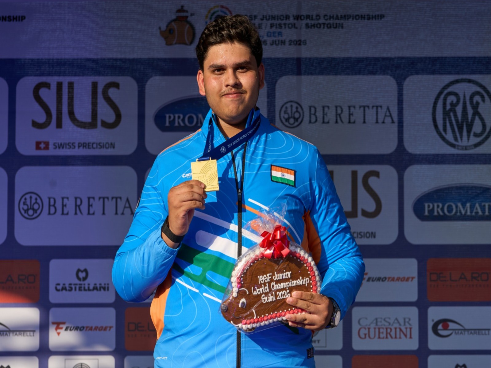 Sameer, Rohit strike Gold as India adds five medals in ISSF Junior World Championship 2026. (Photo/NRAI) 