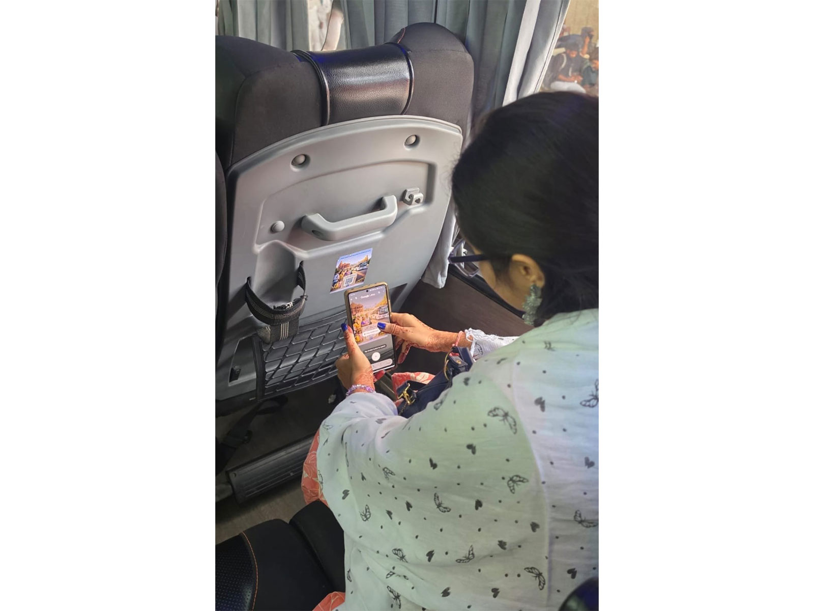 QR Codes for feedback now installed in GSRTC BUSES (Photo/ANI)