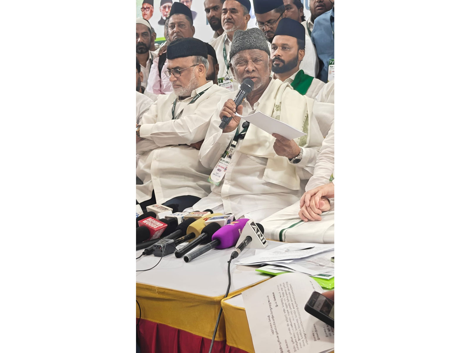IUML national president Kader Mohideen (Photo/ANI)