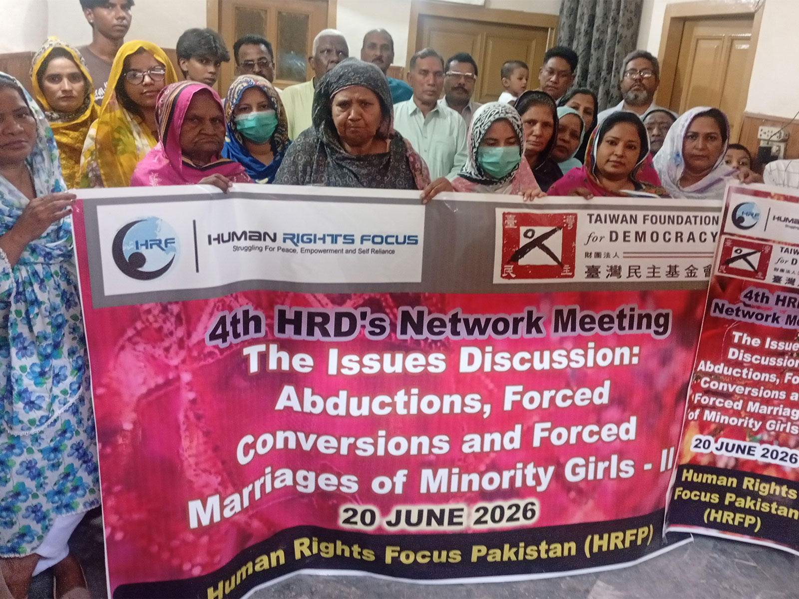 HRFP-TFD event on abductions, forced conversions and forced marriages of minority girls in Pakistan (Photo/HRFP)