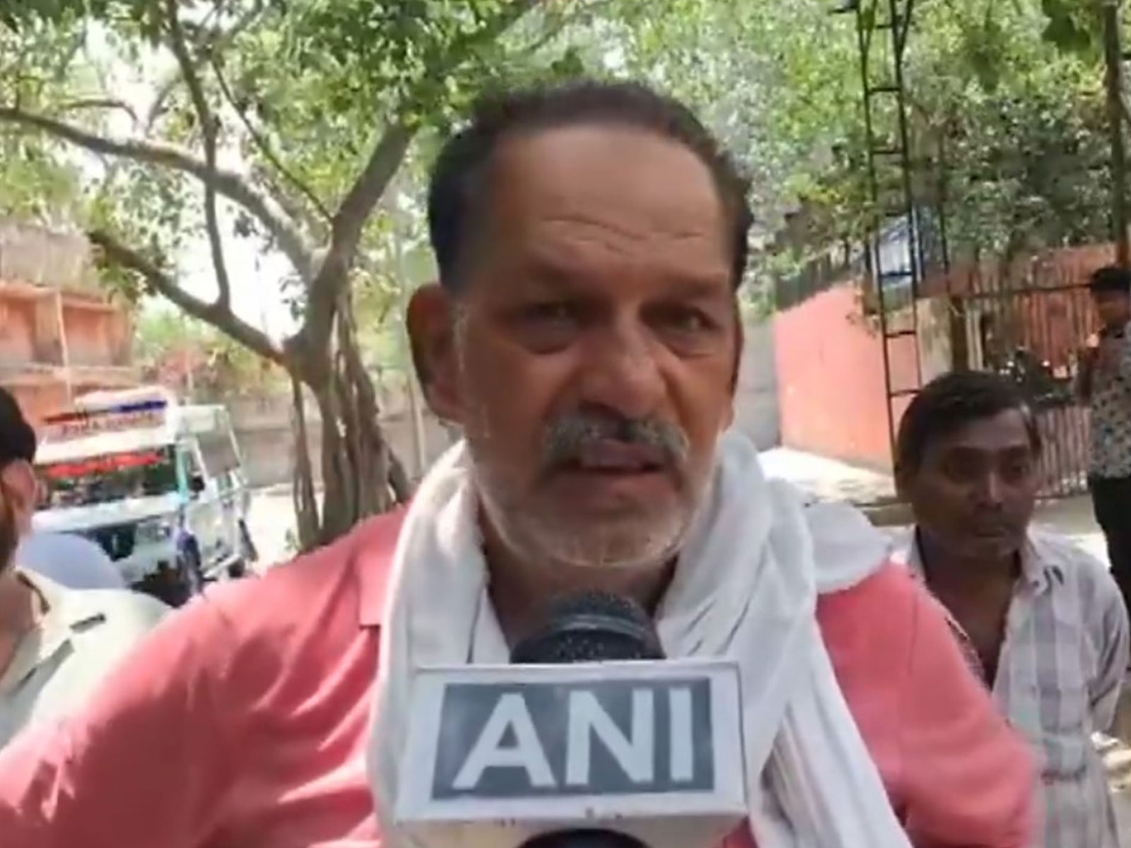 The deceased's father, Rajendra Singh Dhama (Photo/ANI)