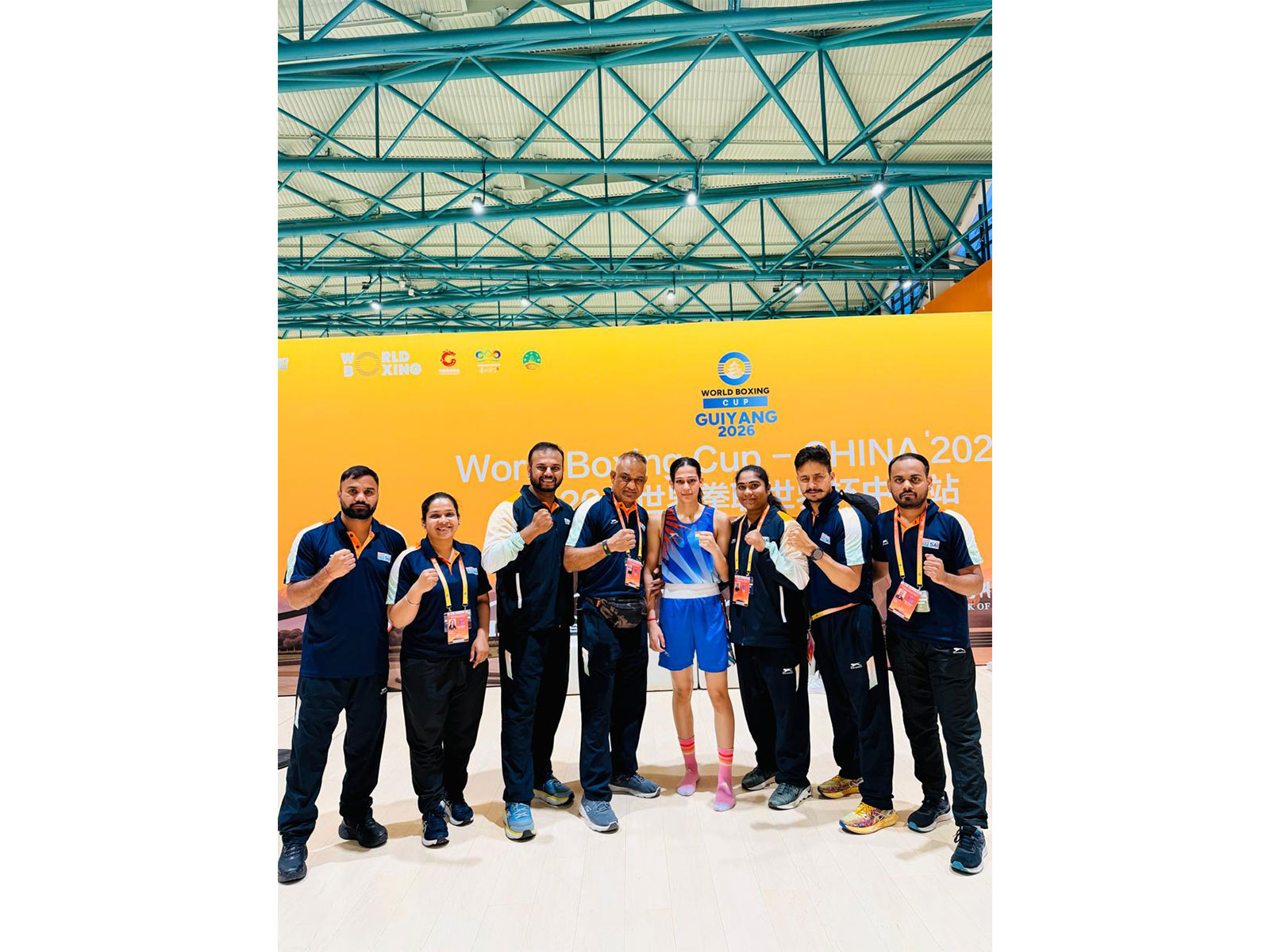 Prachi (in Blue, centre), celebrating her win. (Photo:  BFI)