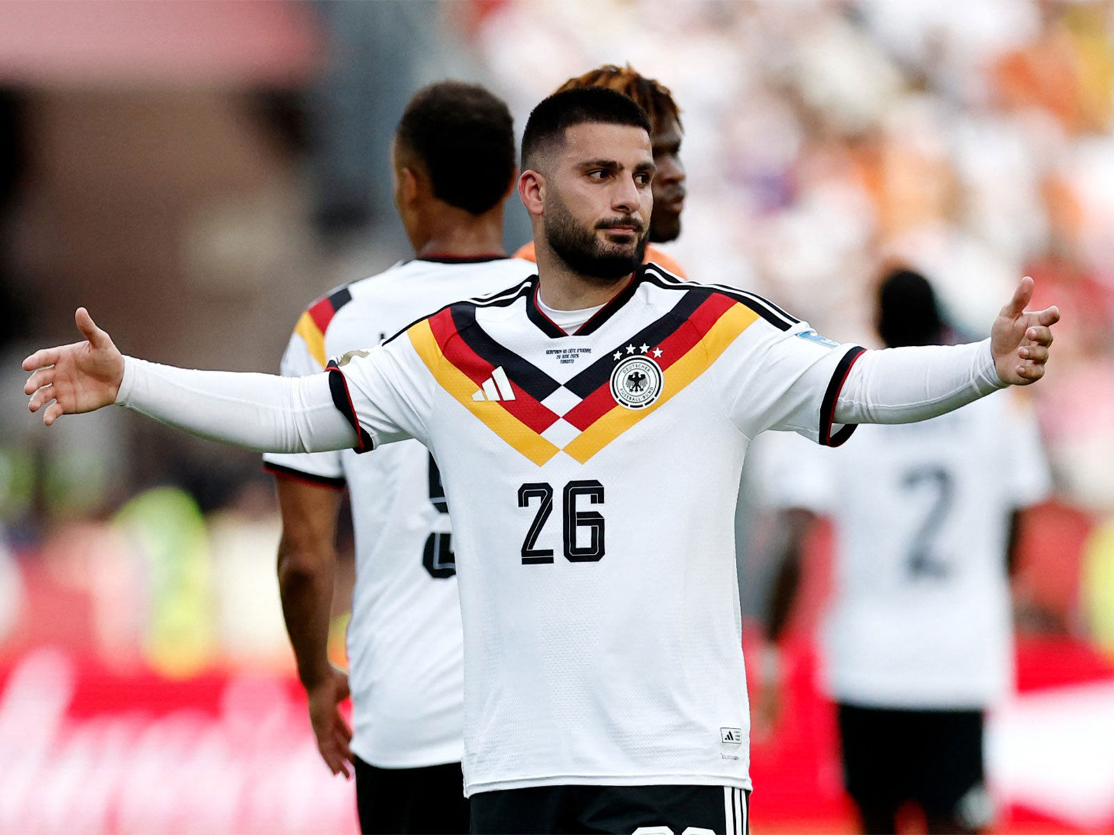 Germany's Deniz Undav celebrates scoring their second goal against Ivory Coast (Photo: Reuters)