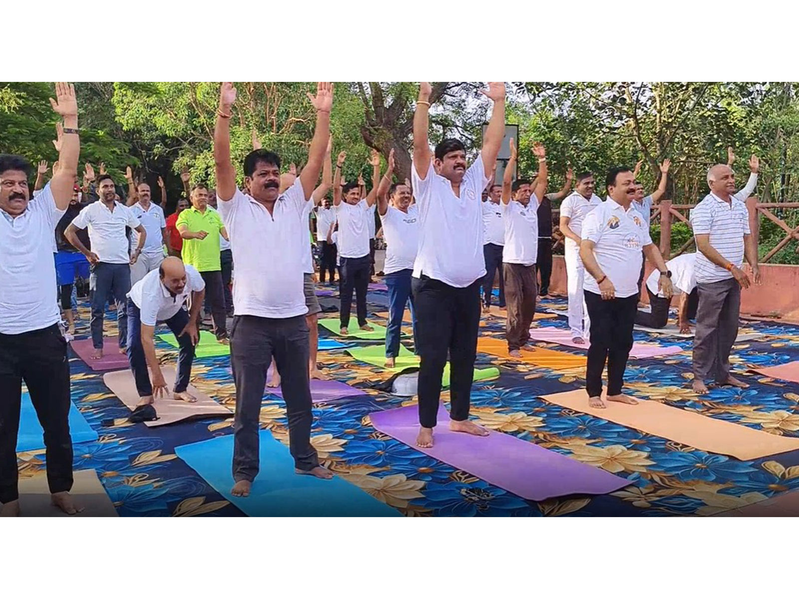 Yoga Day celebrations (Photo/ANI)