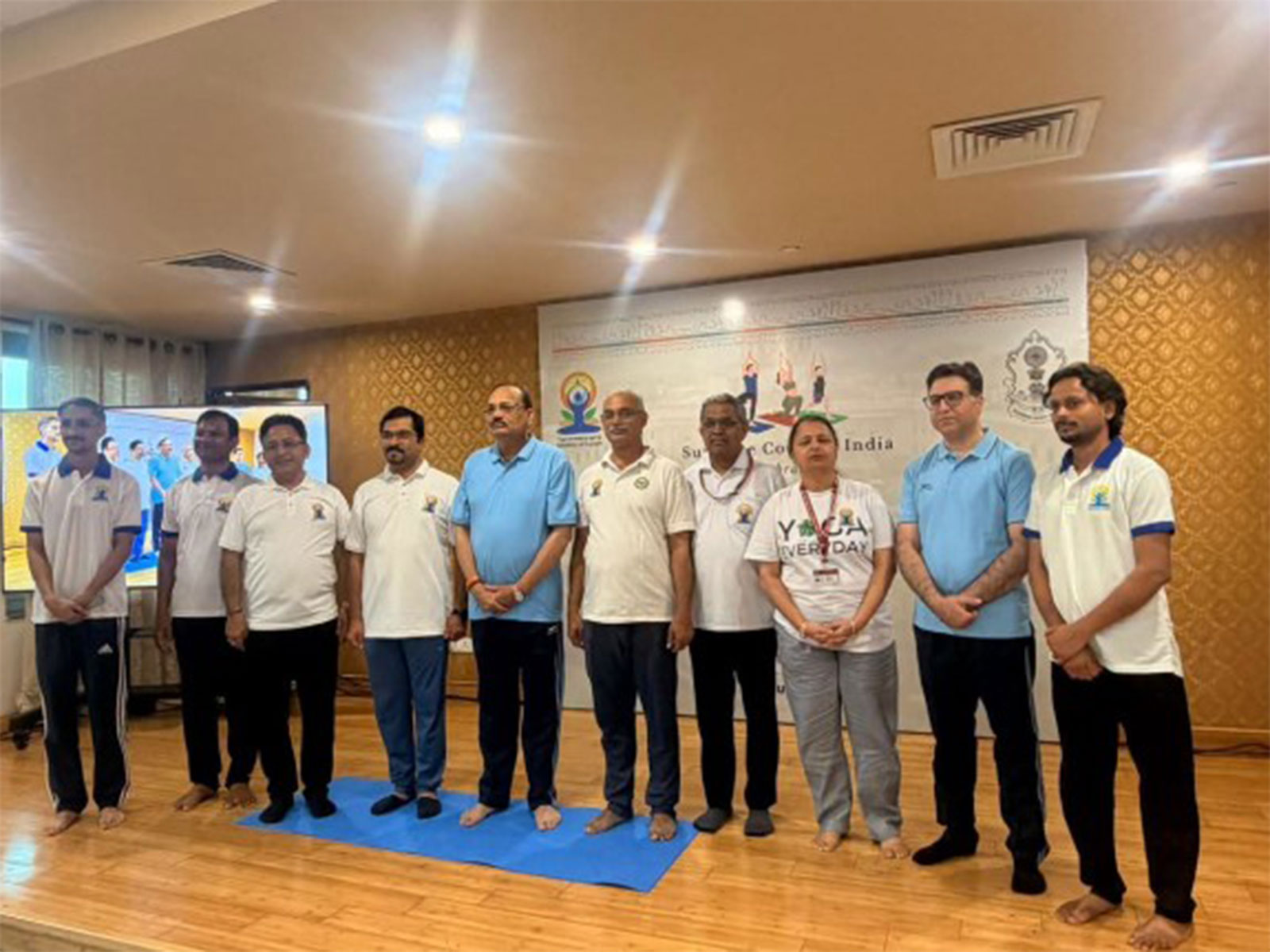 CJI Surya Kant participates in Yoga Day Programme (Photo/AIIA)