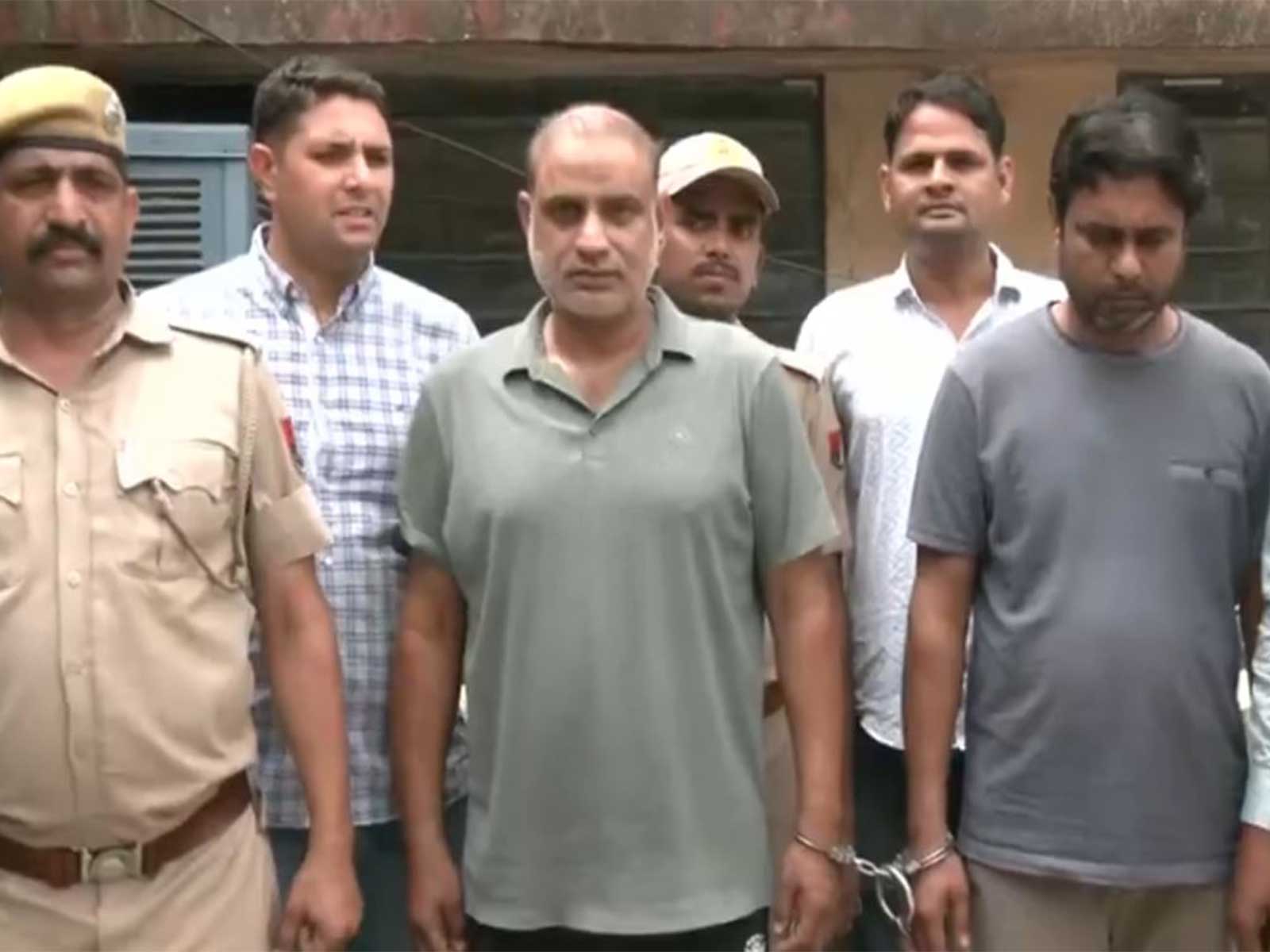History-sheeter Satpal Fauji, associate arrested by Jaipur Police (Photo/ANI)