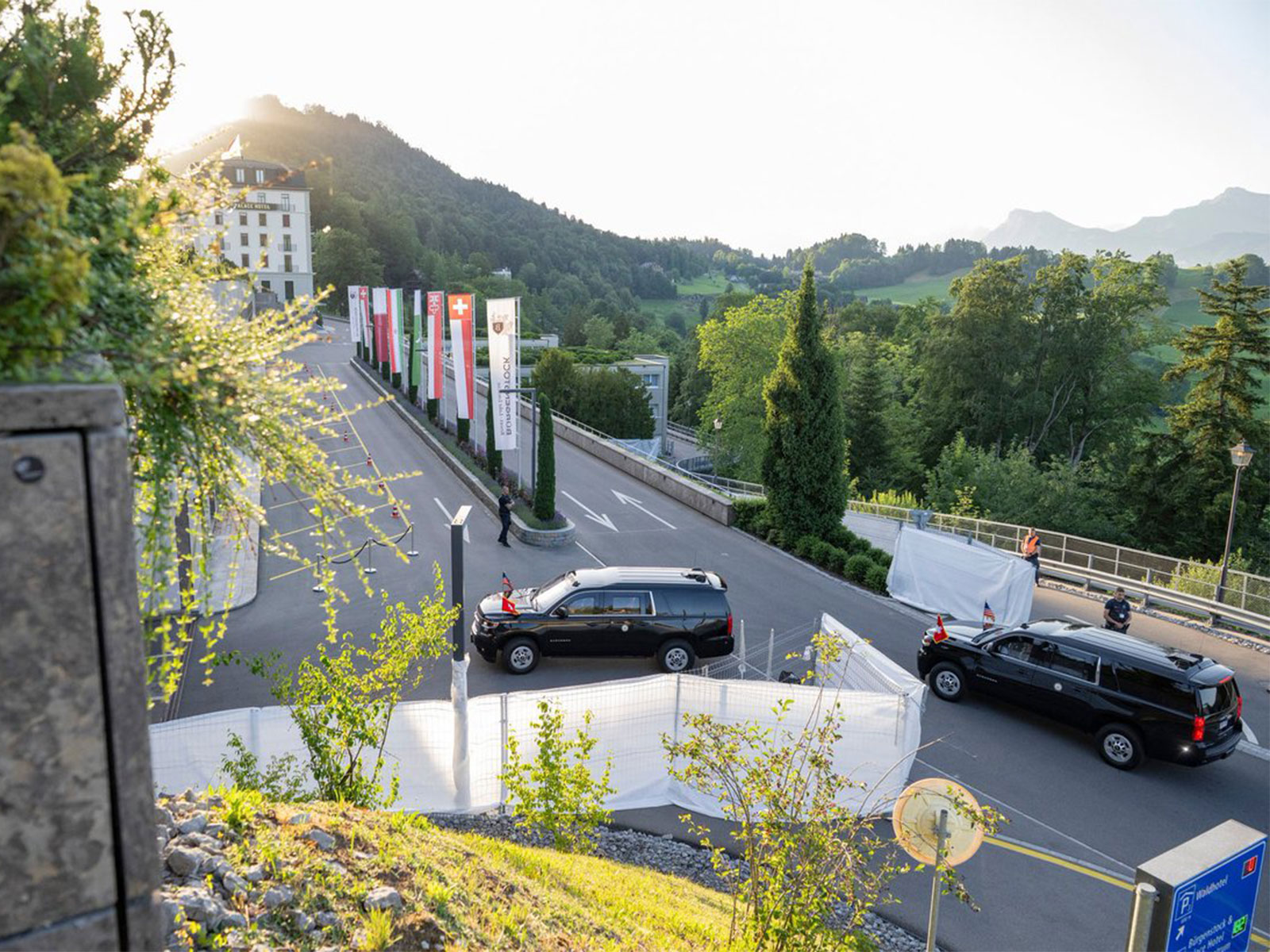 US delegation on its way to Burgenstock (File Photo/X@SwissMFA)