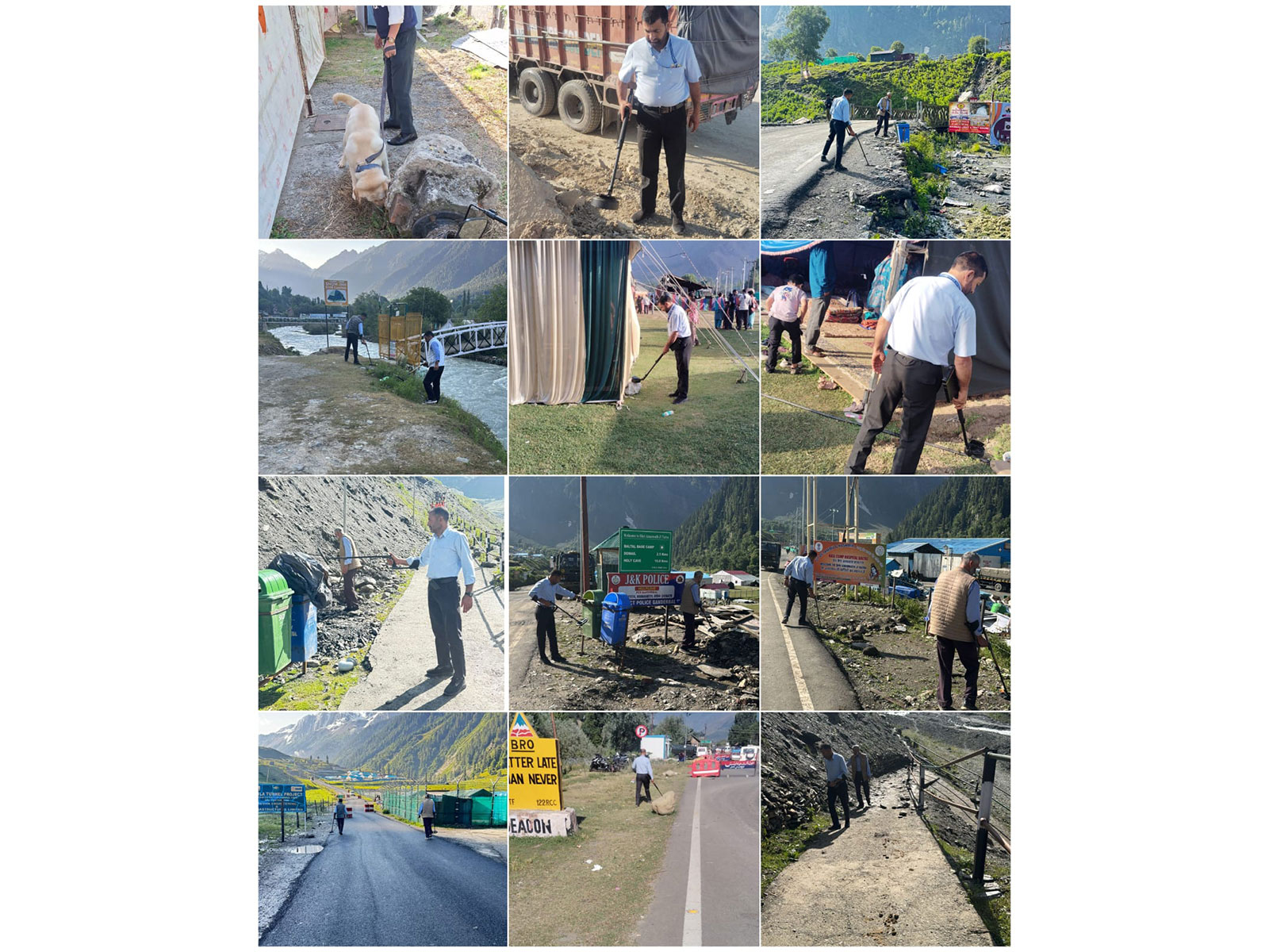Ganderbal Police conducts security check ahead of Amarnath Yatra (Photo/Ganderbal Police)