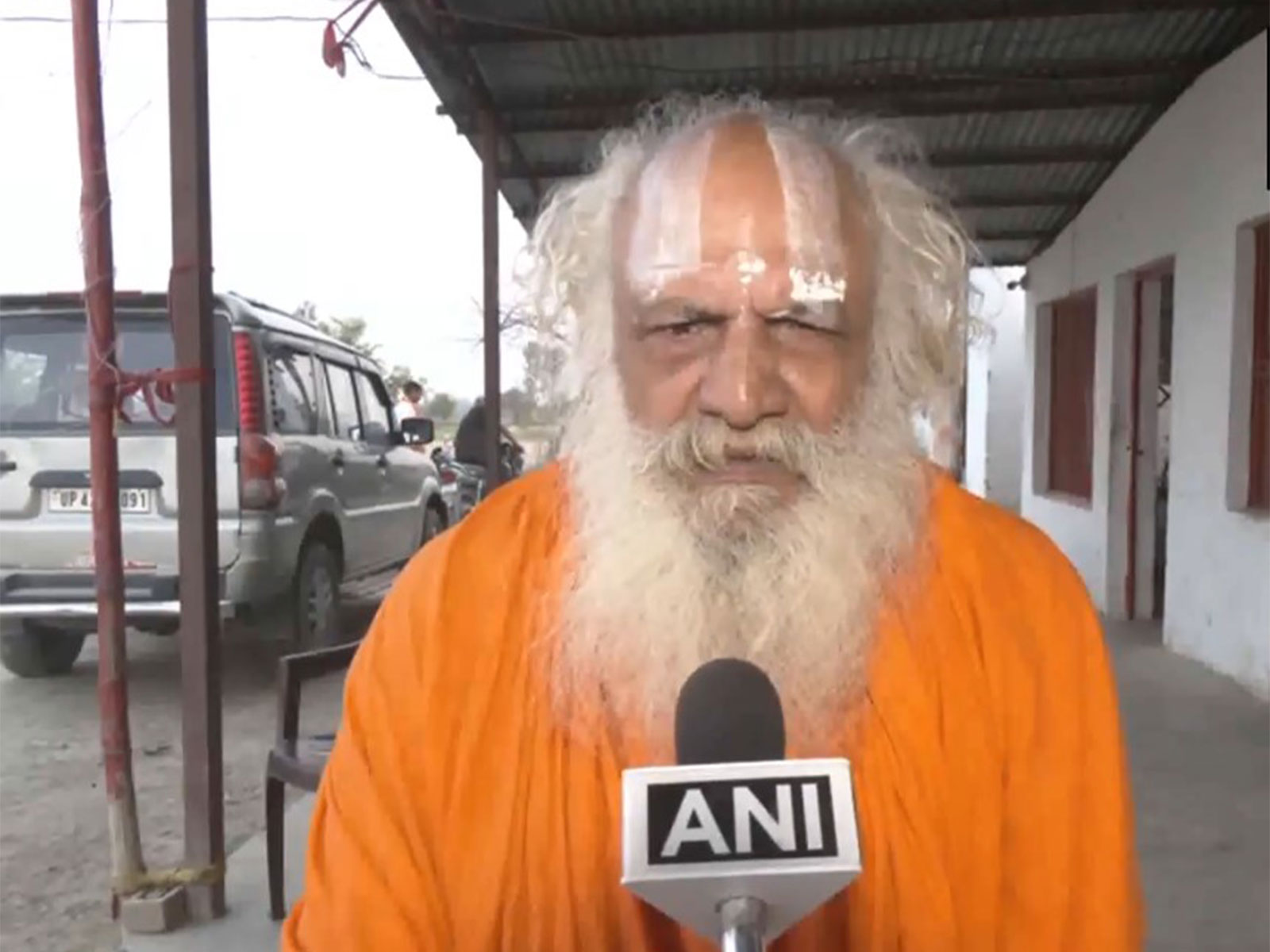 Former litigant for Ram Lalla and Mahant of Hanumangarhi Temple, Mahant Dharmadas Baba (Photo/ANI)