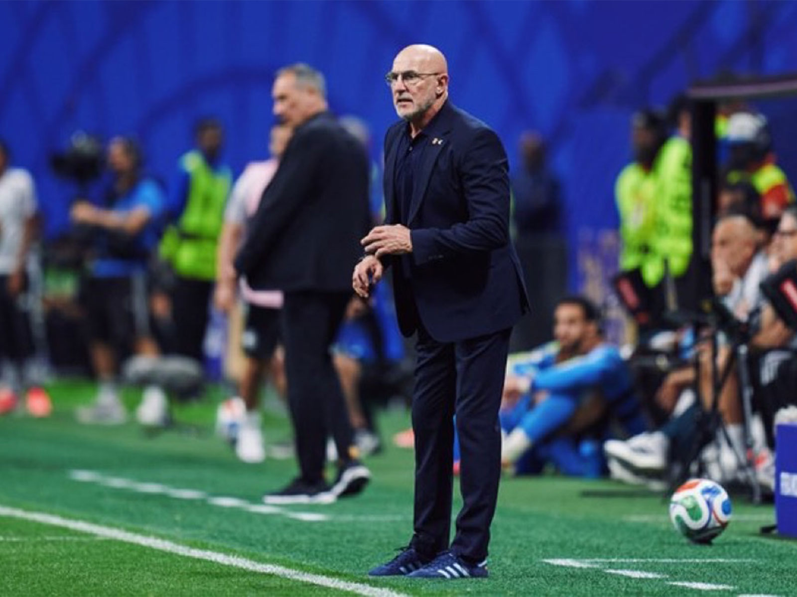 Spain national team head coach Luis de la Fuente. (Photo: X/ @SpainIsFootball)