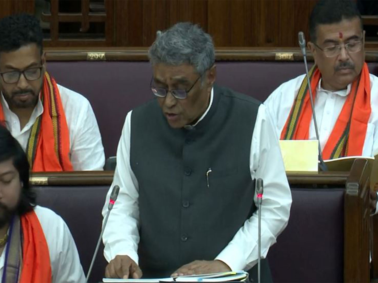 West Bengal Finance Minister Swapan Dasgupta (Photo/West Bengal Legislative Assembly YouTube)