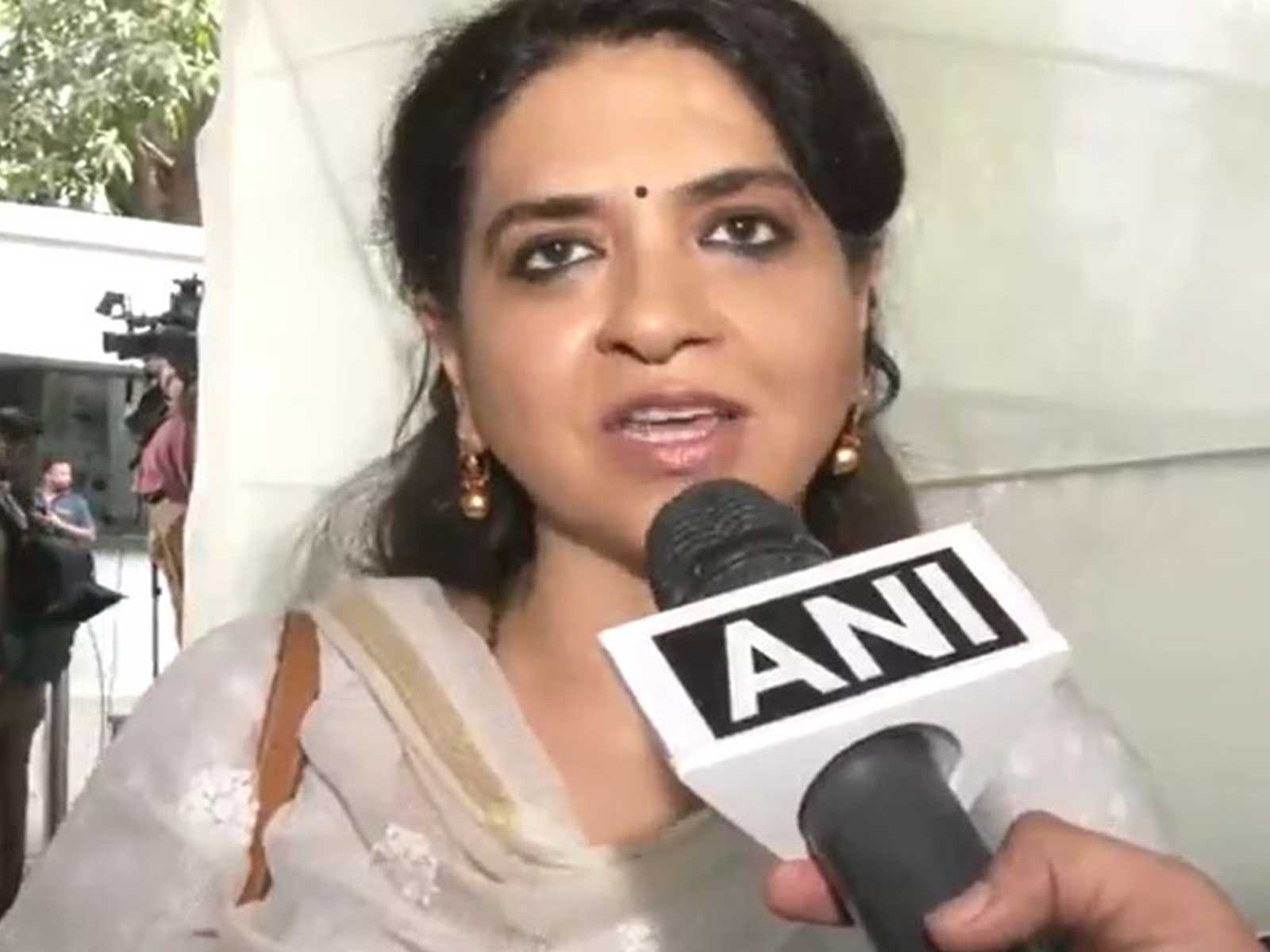 National Spokesperson of Shiv Sena, Shaina NC (Photo/ANI)