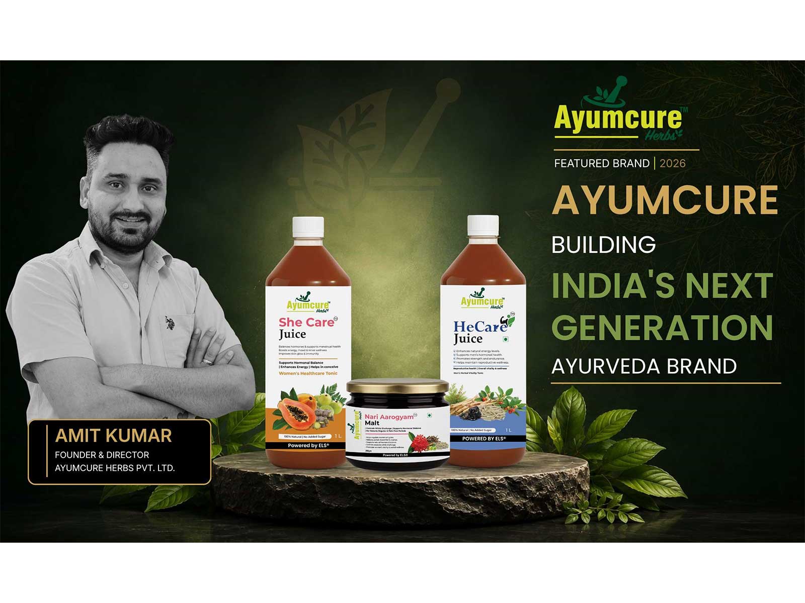 A Gurugram Brand Is Taking 5,000-Year-Old Ayurveda Global -- and Eyeing ₹100 Crore