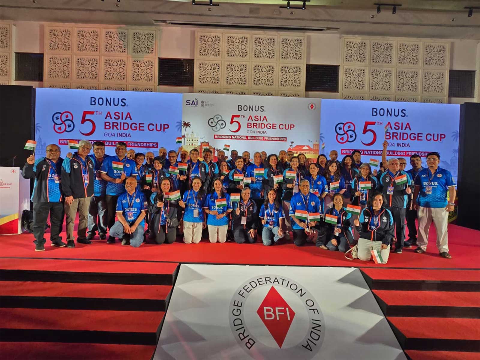 Fifth Asia Cup Bridge Championships have started in Goa. (Photo/BFI)