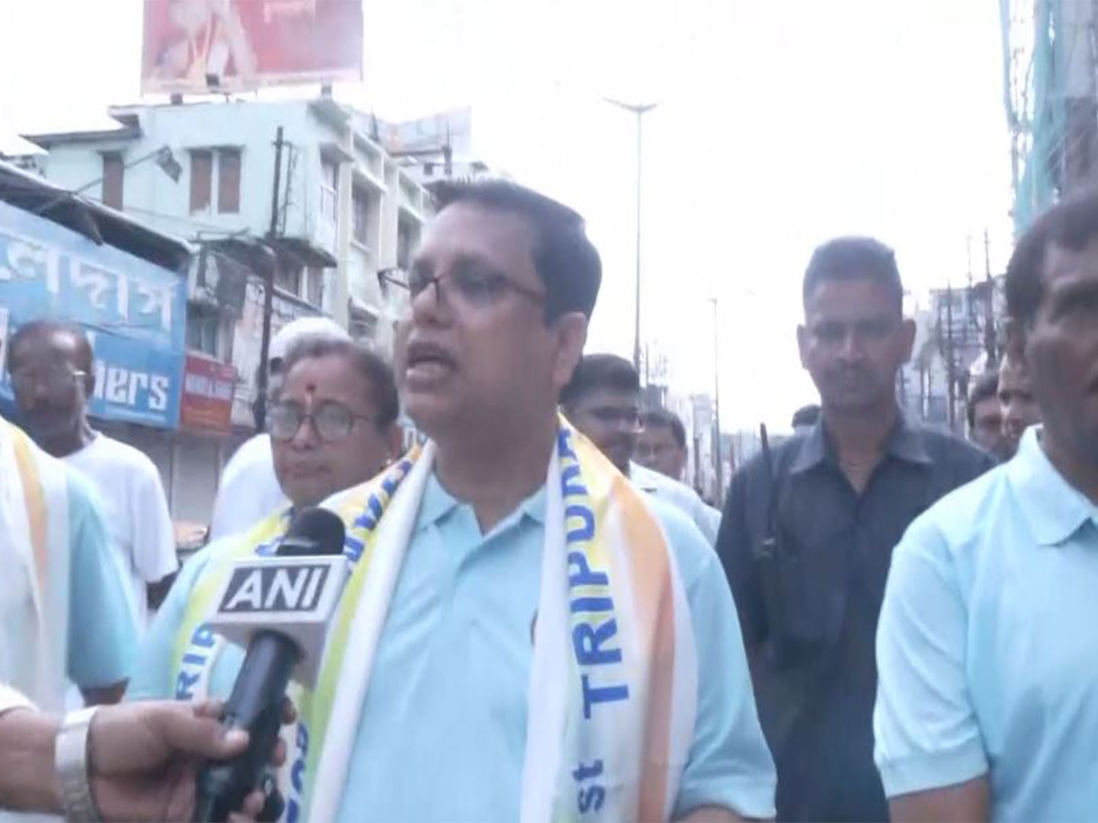 Tripura Sports Minister Tinku Roy (Photo: ANI)