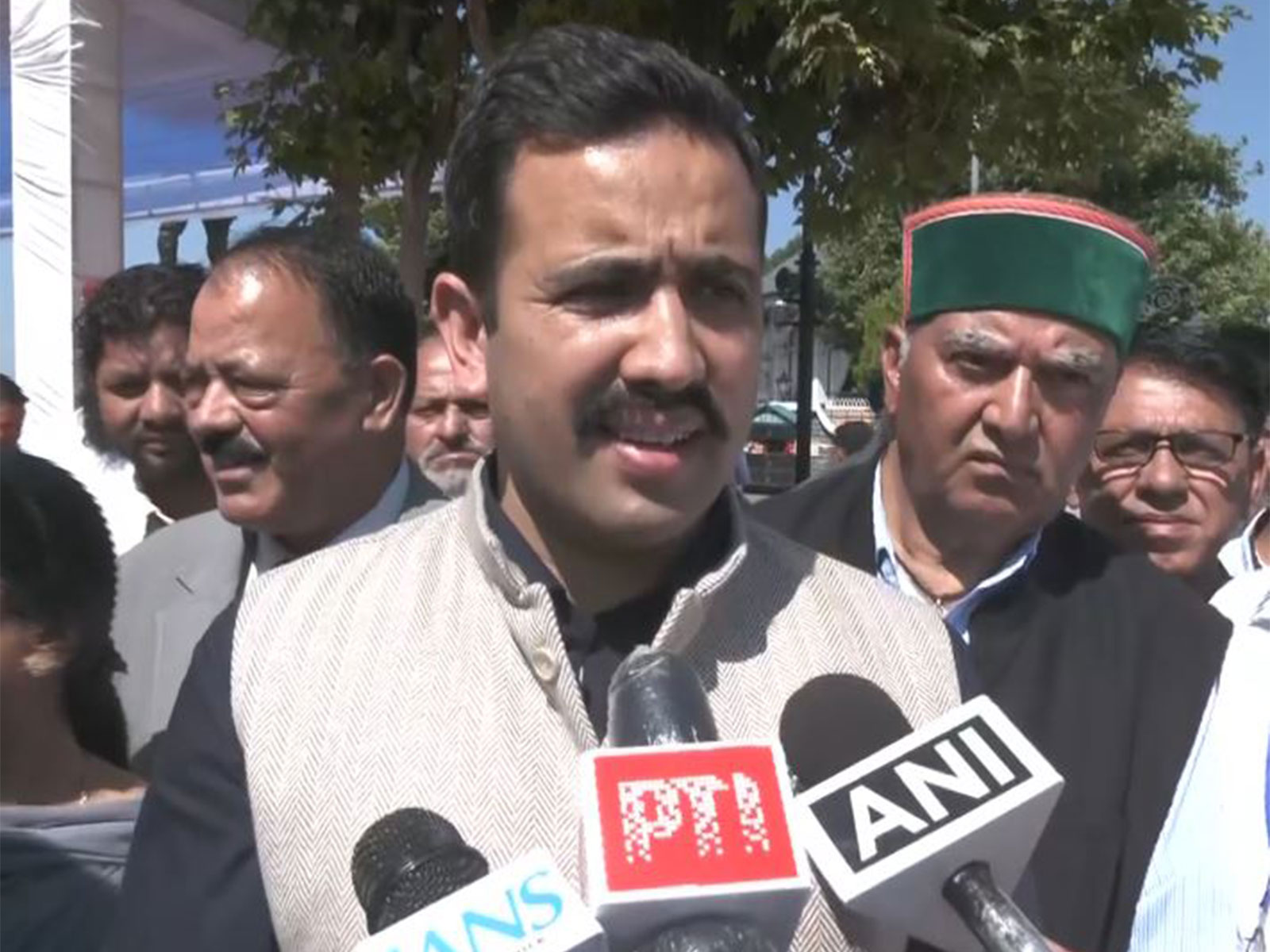 Public Works and Urban Development Minister of Himachal Pradesh, Vikramaditya Singh (Photo/ANI)