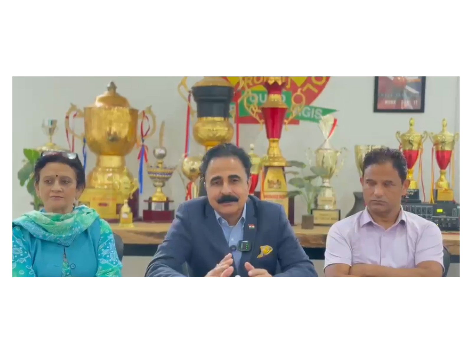 Himachal Pradesh Board of School Education (HPBOSE) Chairman Dr. Rajesh Sharma (Photo/ANI)