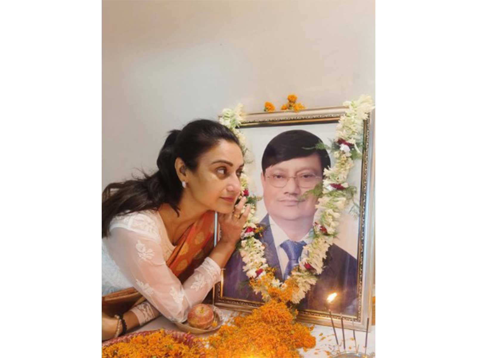 Actor Rati Pandey remembering her dad (Image source: Rati's Instagram)