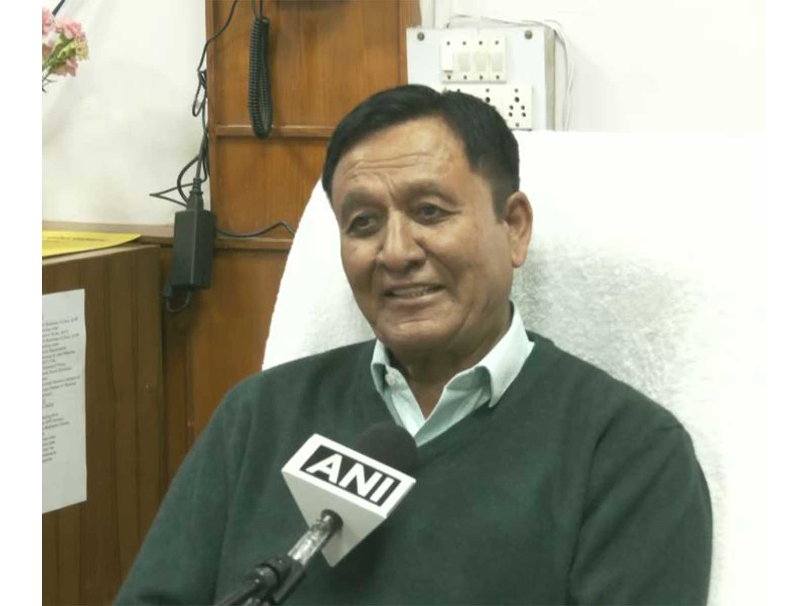 Revenue and Horticulture Minister of Himachal Pradesh, Jagat Singh Negi (Photo/ANI)