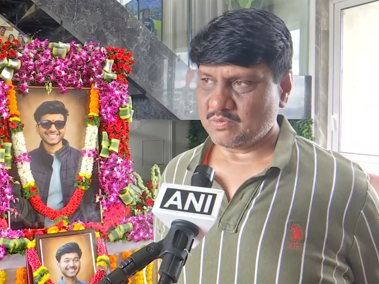 Ketan Vishal Agrawal's father (Photo/ANI)