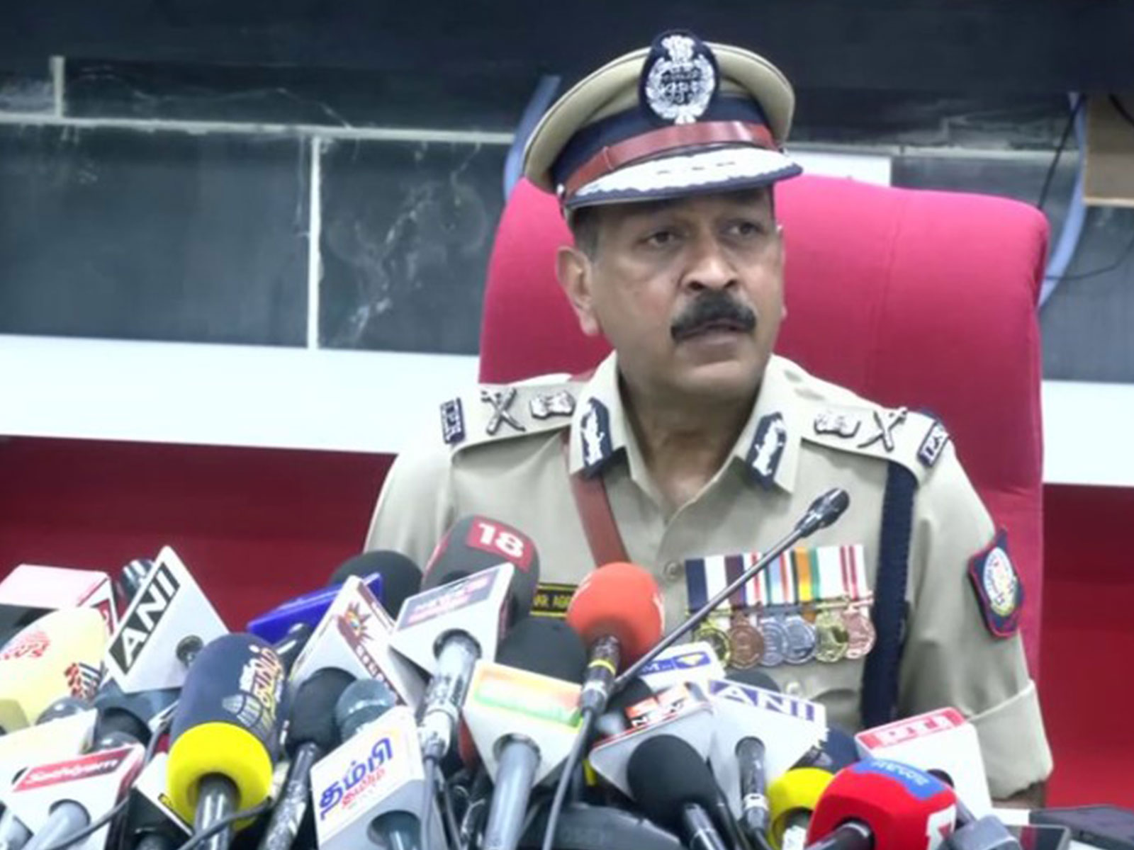 Tamil Nadu DGP Mahesh Kumar Aggarwal (Photo/ANI)