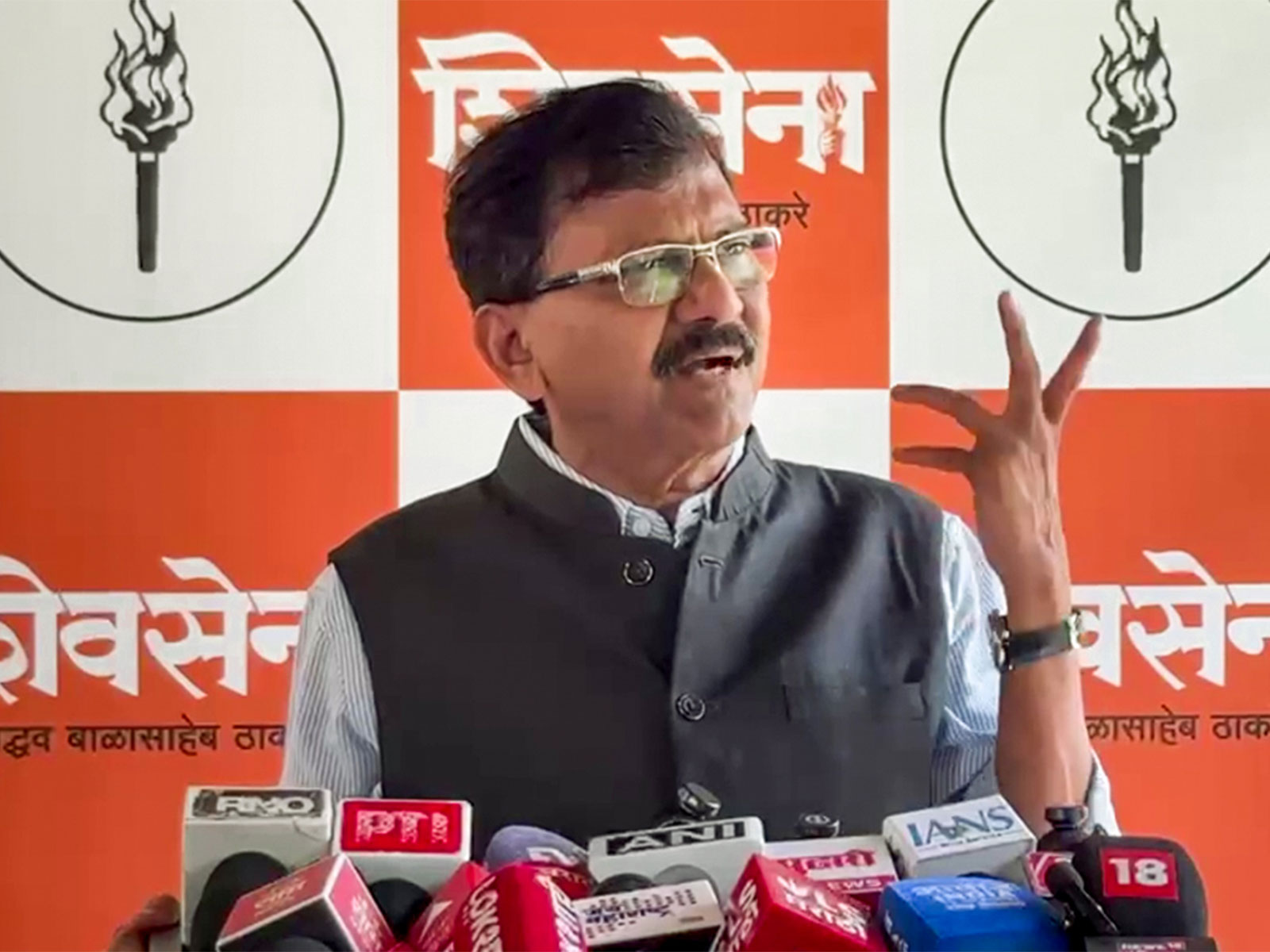 Shiv Sena (UBT) MP Sanjay Raut (File photo/ANI)