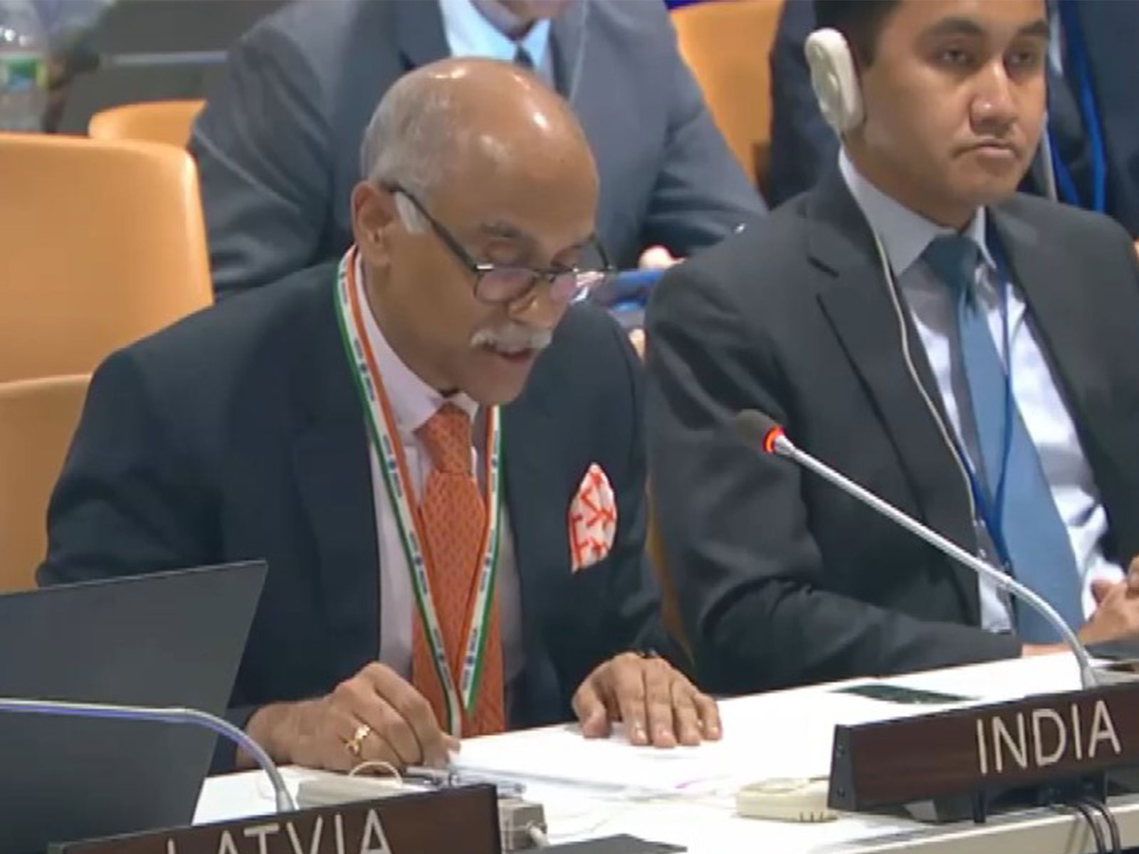 India's Permanent Representative to the UN, Parvathaneni Harish (Photo/@IndiaUNNewYork)