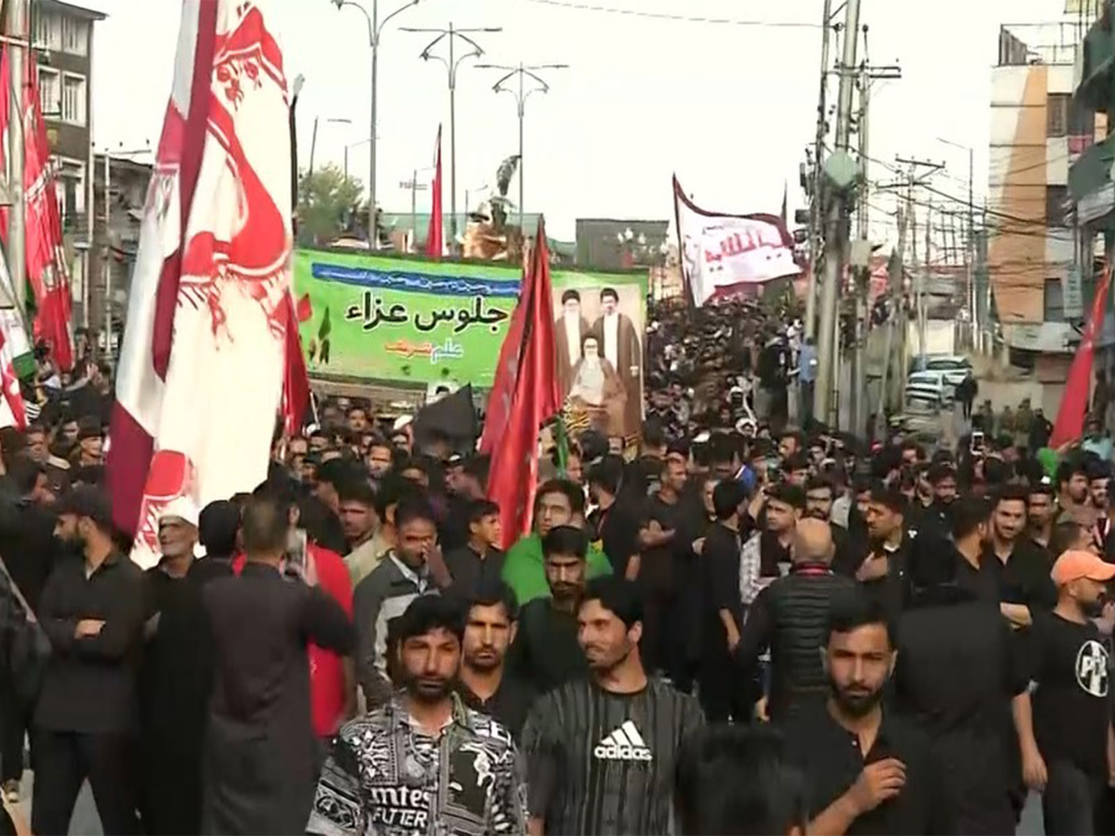 Muharram procession in Srinagar (Photo/ANI)