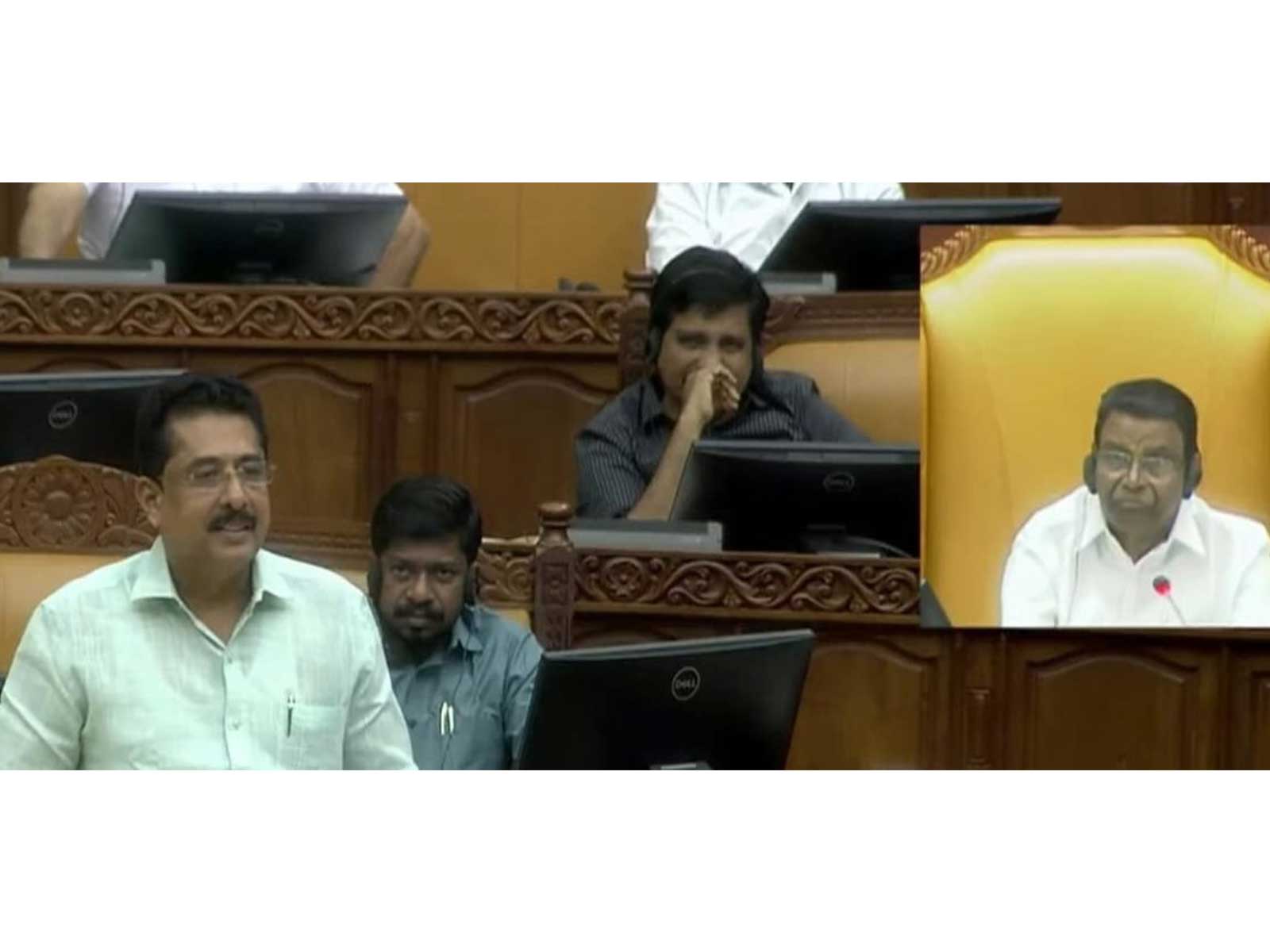 Keralam Education Minister N Samsudheen (Photo/Sabha TV)