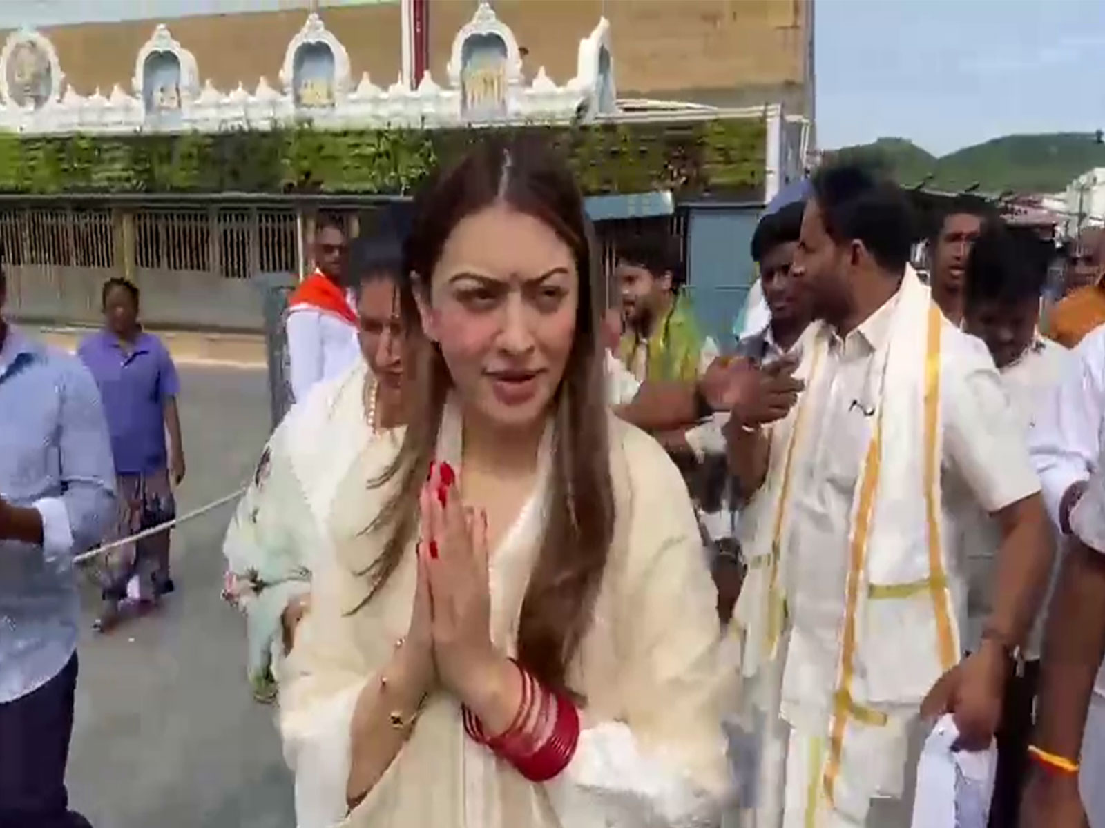 Actor Hansika Motwanni (Photo/ANI)