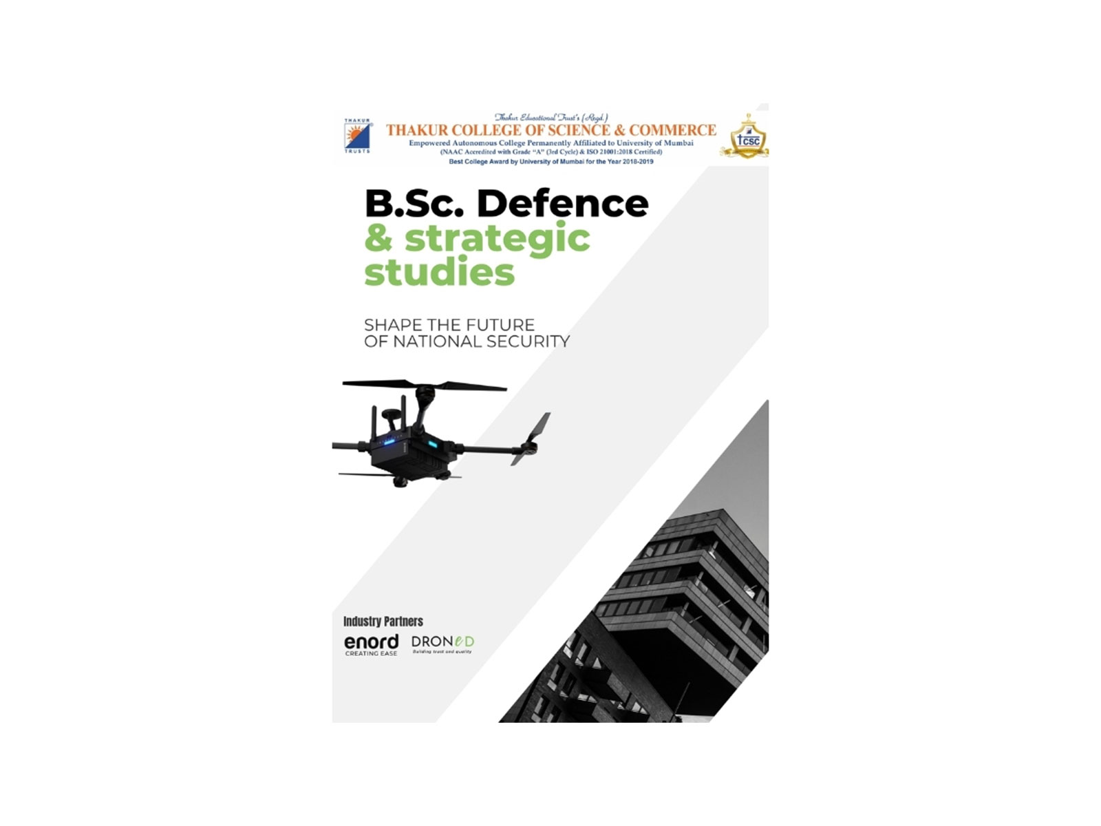 New-age programme combines defence technology, drone systems, military intelligence and strategic studies to prepare future-ready professionals for National Security Domains