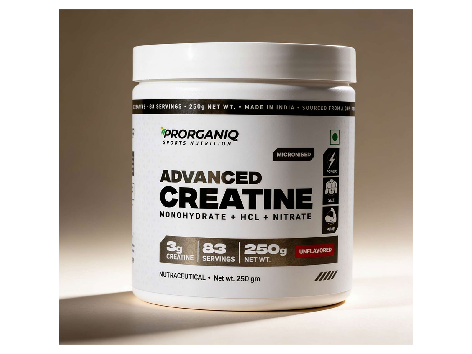 Prorganiq Advanced Creatine: India's Fastest Growing Triple-Action Formula