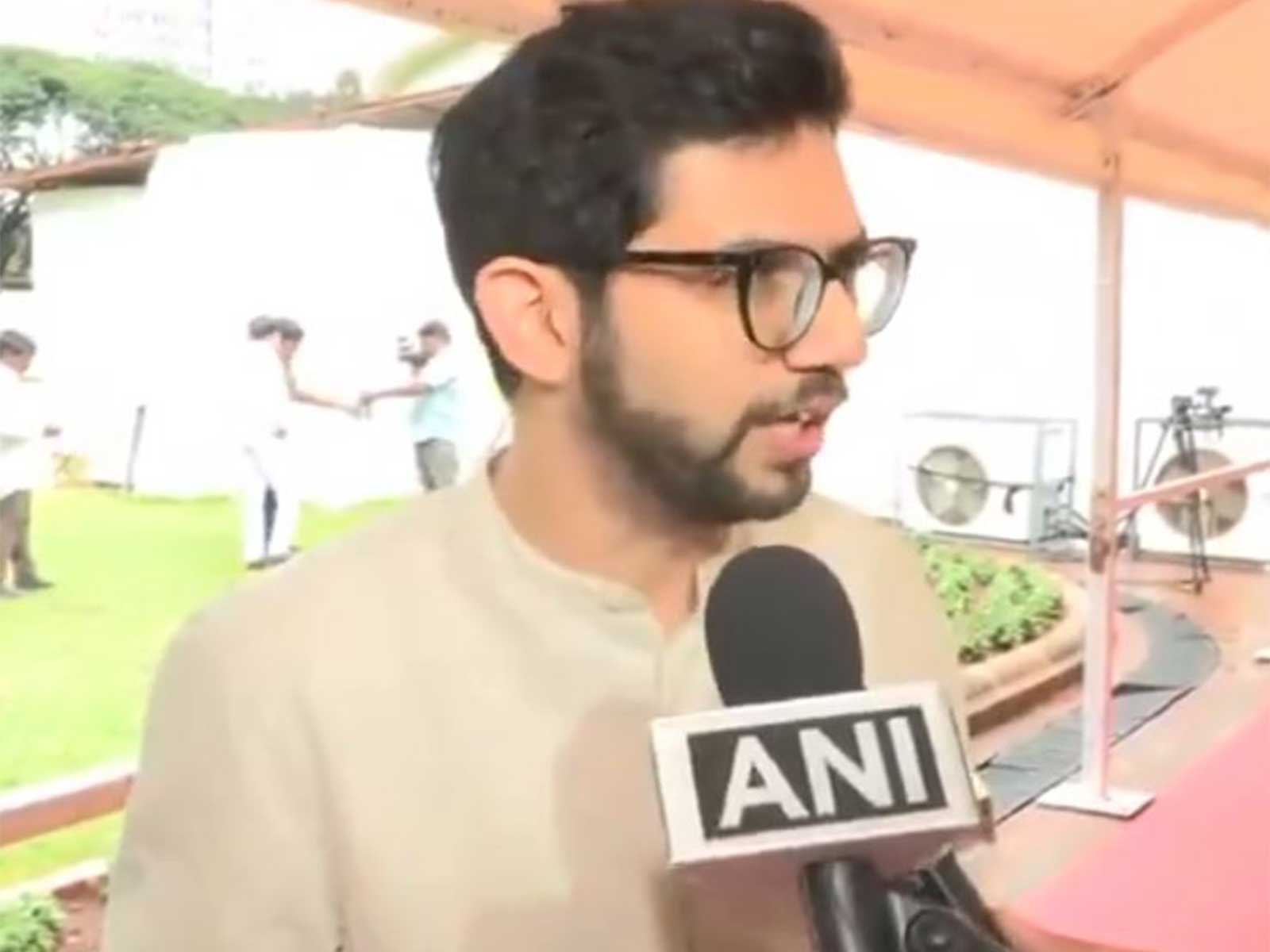 Shiv Sena (UBT) leader Aaditya Thackeray (Photo/ANI)
