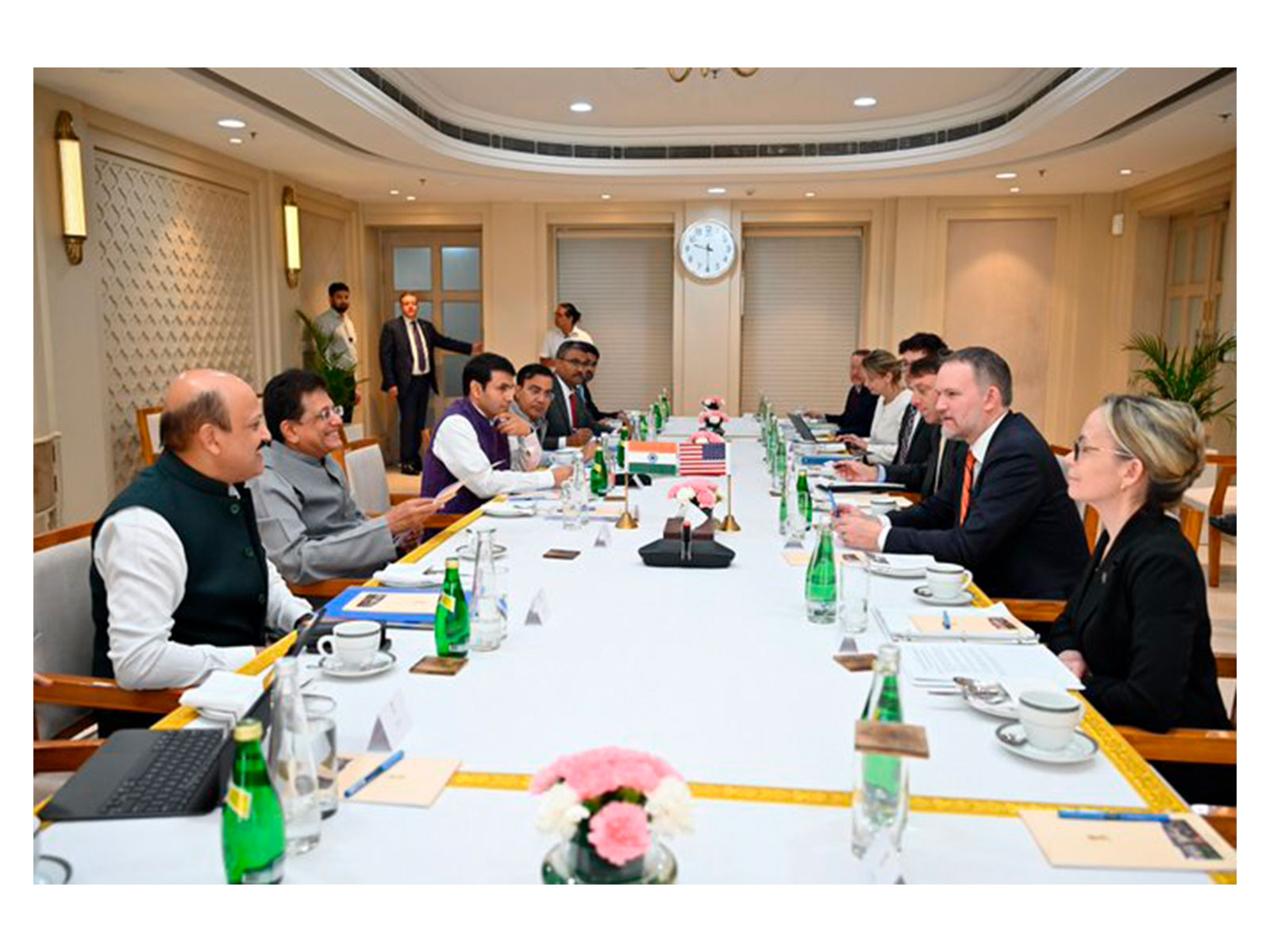 Piyush Goyal met USTR Jamieson Greer and team (Photo/X_@PiyushGoyal)