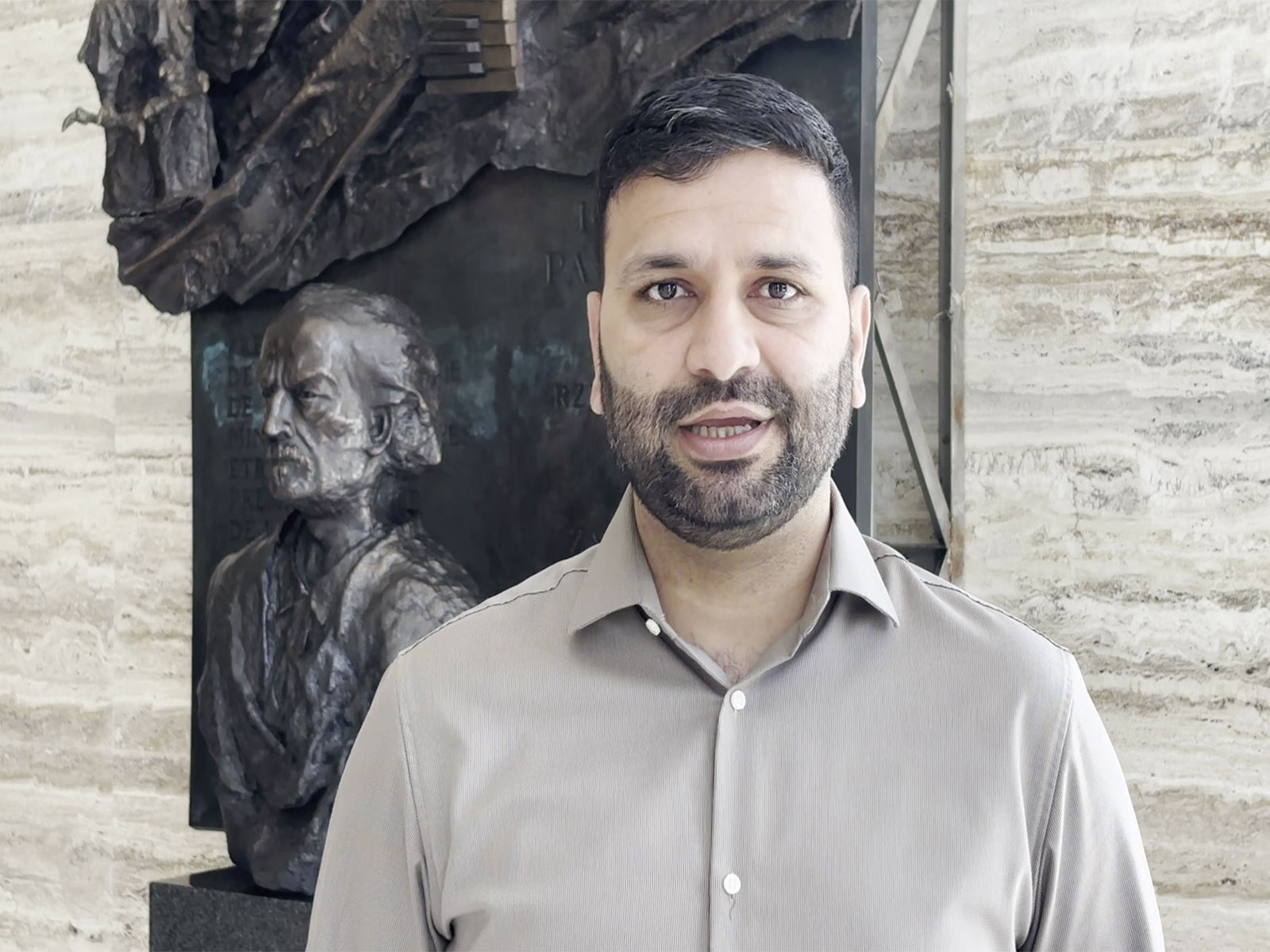 Baloch political activist Hakeem Wadela (Photo/ ANI)