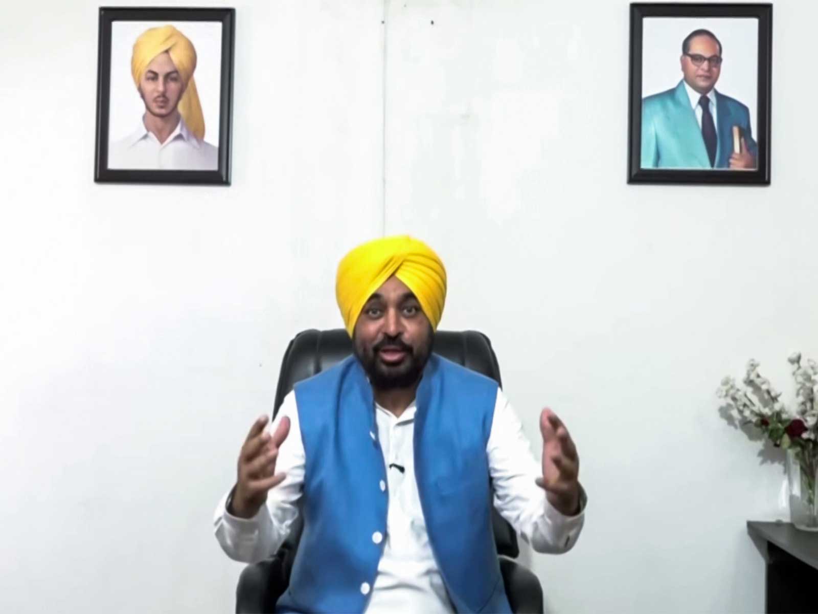 Punjab Chief Minister Bhagwant Mann (Photo/ANI)