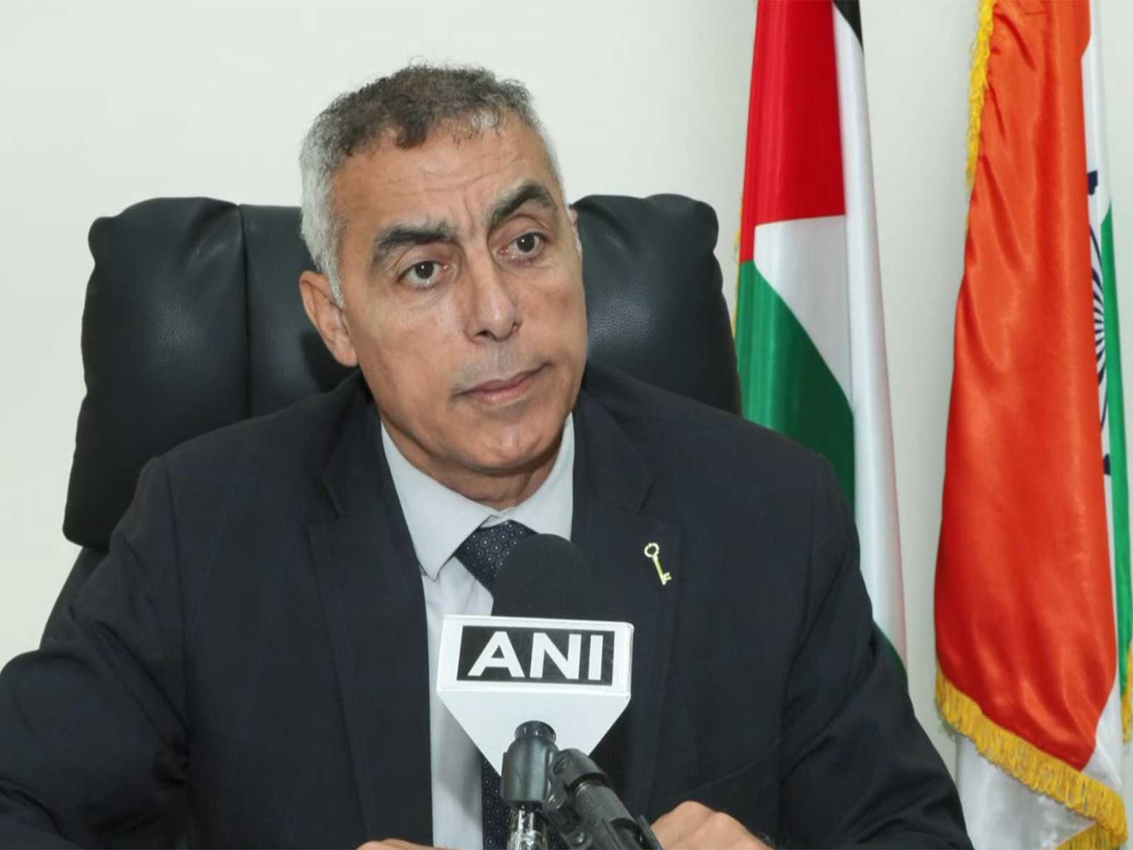 Palestinian Ambassador Abdullah Abu Shawesh speaks on UN report alleging genocide in Gaza, criticises Israel and its allies. (Photo/ANI)