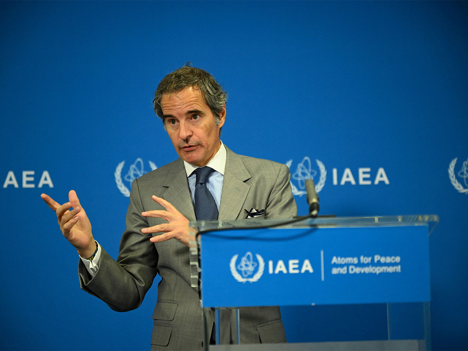 International Atomic Energy Agency (IAEA) Director General Rafael Grossi (Photo/Reuters)