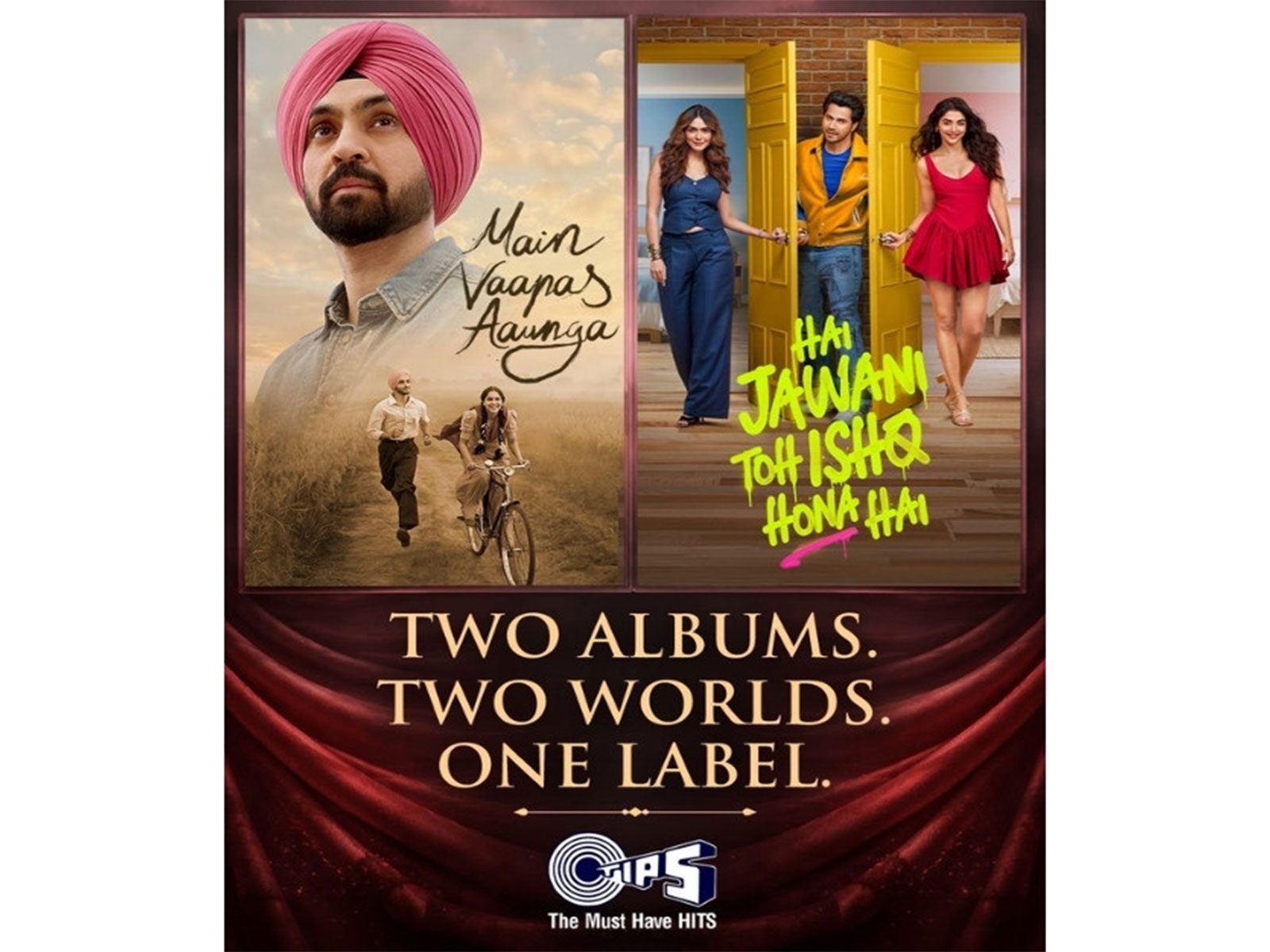 Back-to-back album triumphs cement Tips Music's stature as India's most versatile and formidable music powerhouse.