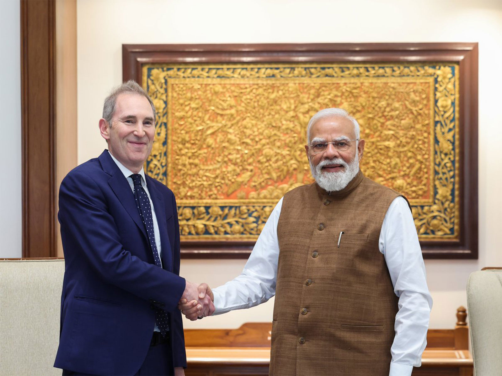 Amazon Chief Executive Officer Andy Jassy meets Prime Minister Narendra Modi (Photo/@ajassy)